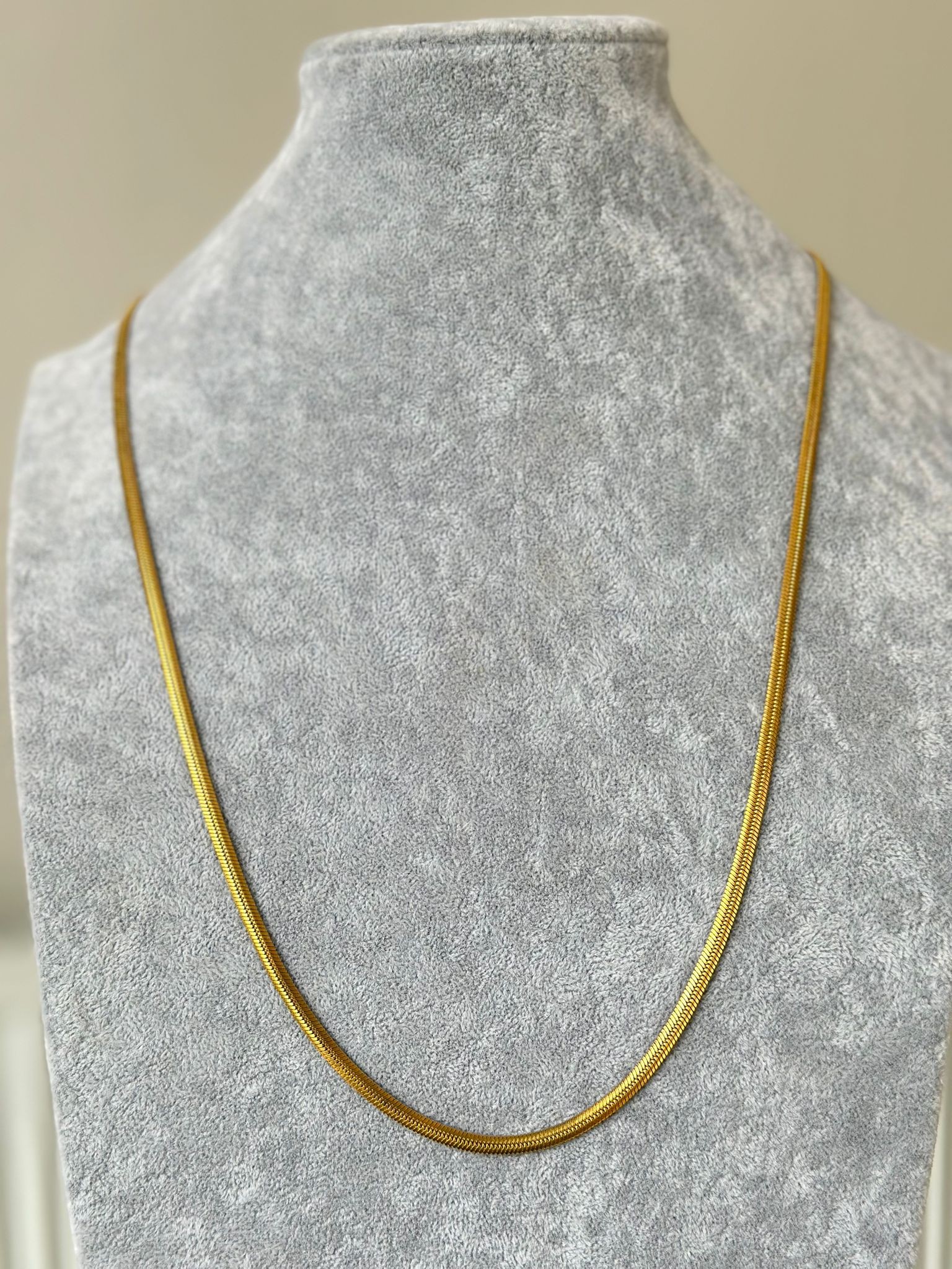 3 MM Çelik İtalyan Zincir Kolye | 65 cm