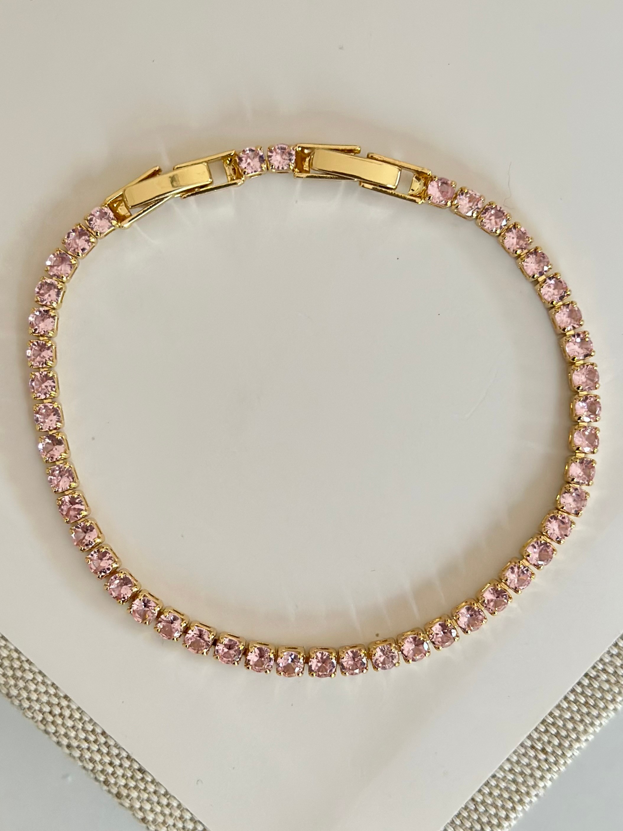 3 Mm Pembe Su Yolu Bileklik