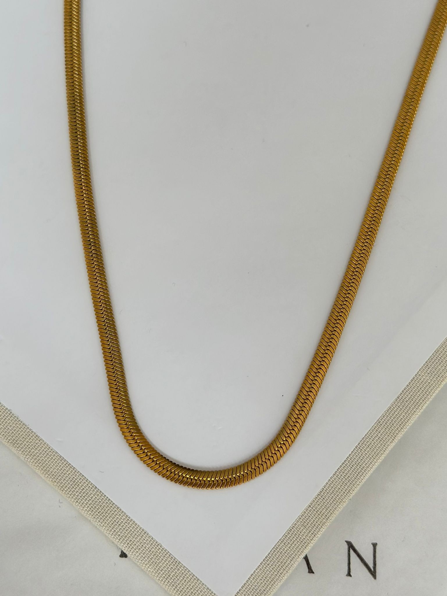 3 MM Çelik İtalyan Zincir Kolye | 65 cm