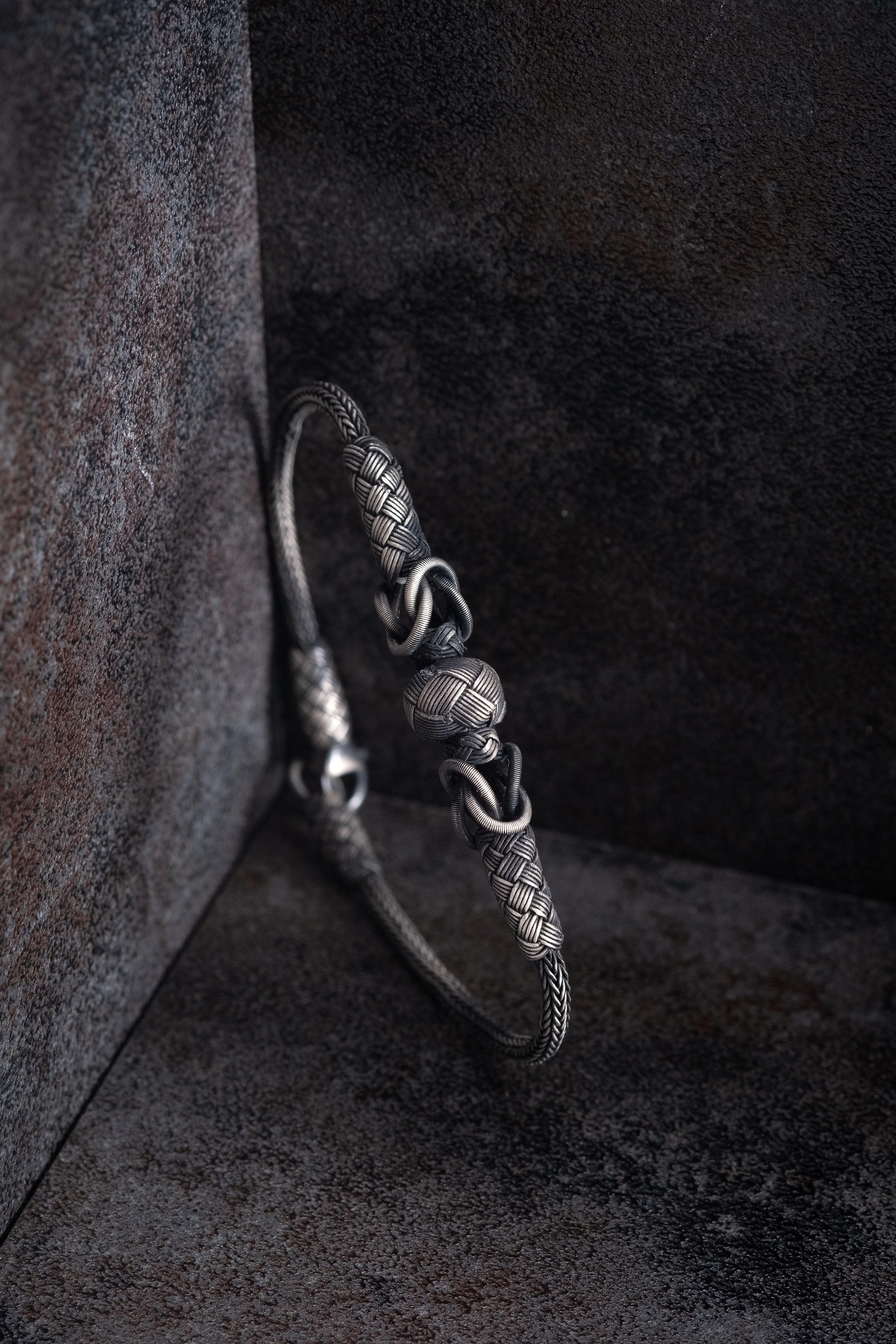 El Örgüsü 999 Ayar Saf Gümüş Bileklik - Günlük Model