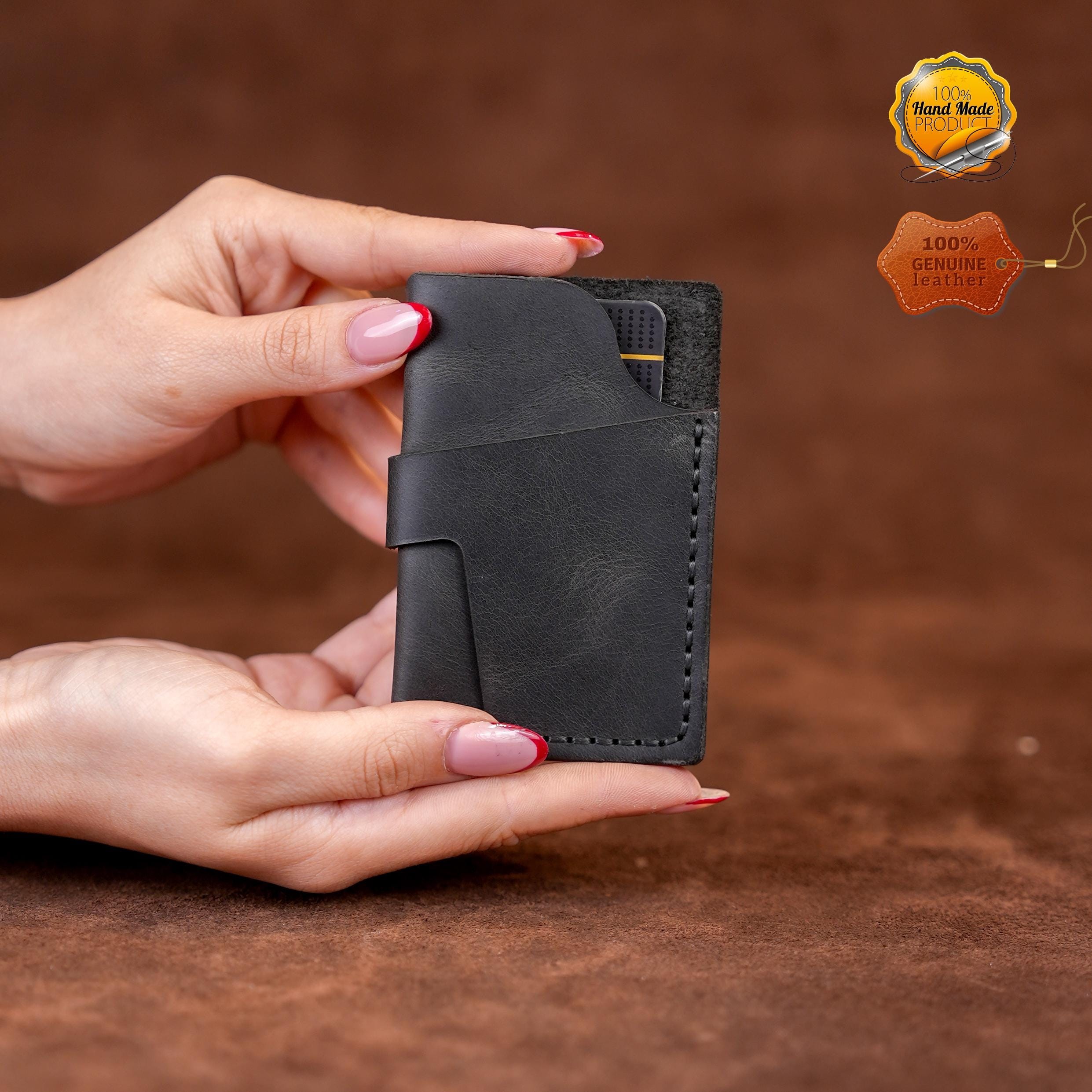 Card Holder I A minimalist Gift For Your Loved Ones I A Great Wallet And Card Holder That Will Reflect Your Style I Laser Engraving Free