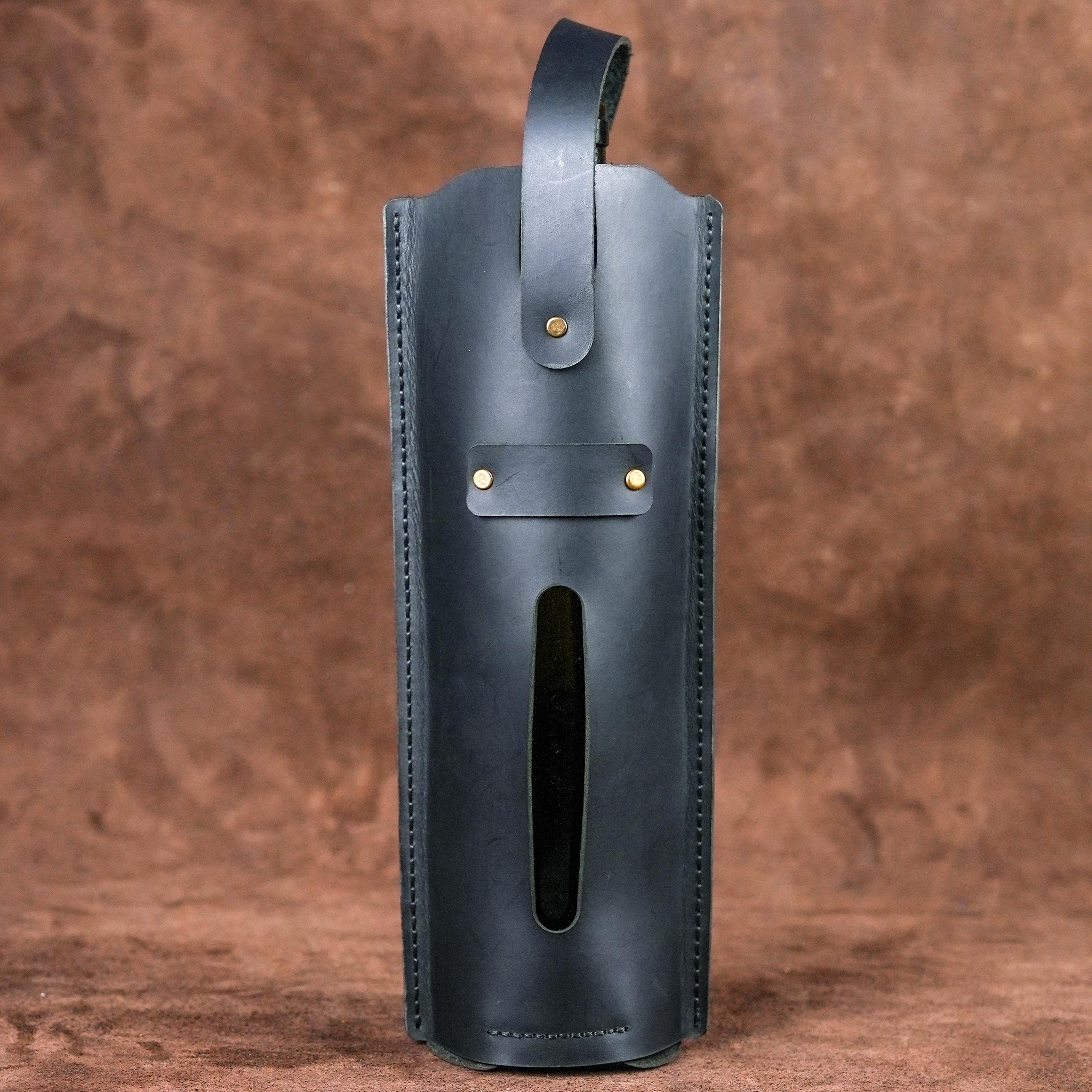 Leather Wine Bag – 100% Handmade Original – Elegant, Durable and Unique Design