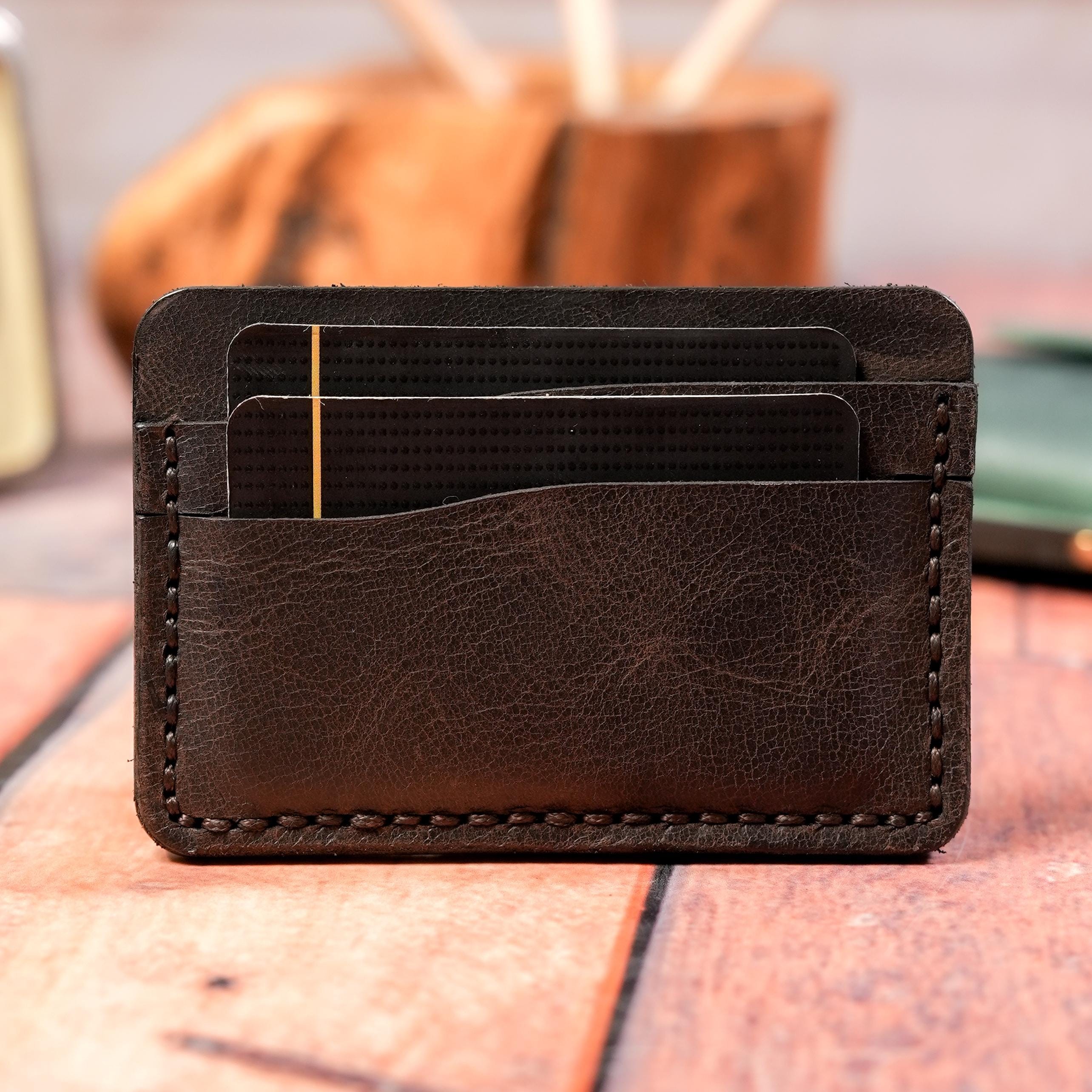 Card Holder - A minimalist Gift For Your Loved Ones - A Great Wallet And Card Holder That Will Reflect Your Style - Laser Engraving Free