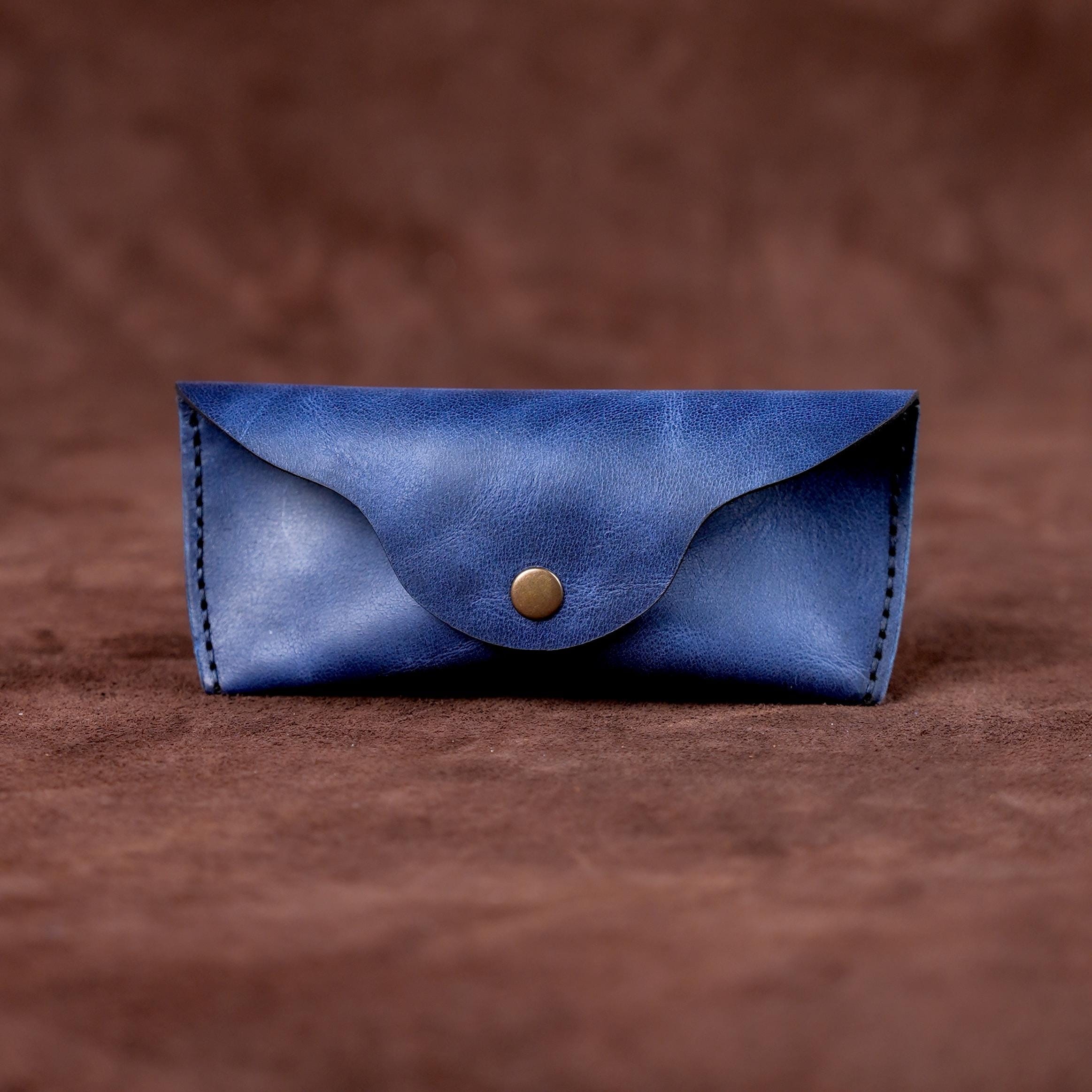 Sunglasses Case / Handmade Leather Sunnies Case / Sunglasses Holder / Full Grain Leather Glasses Sleeve / Ray Ban Case  / Genuine Leather