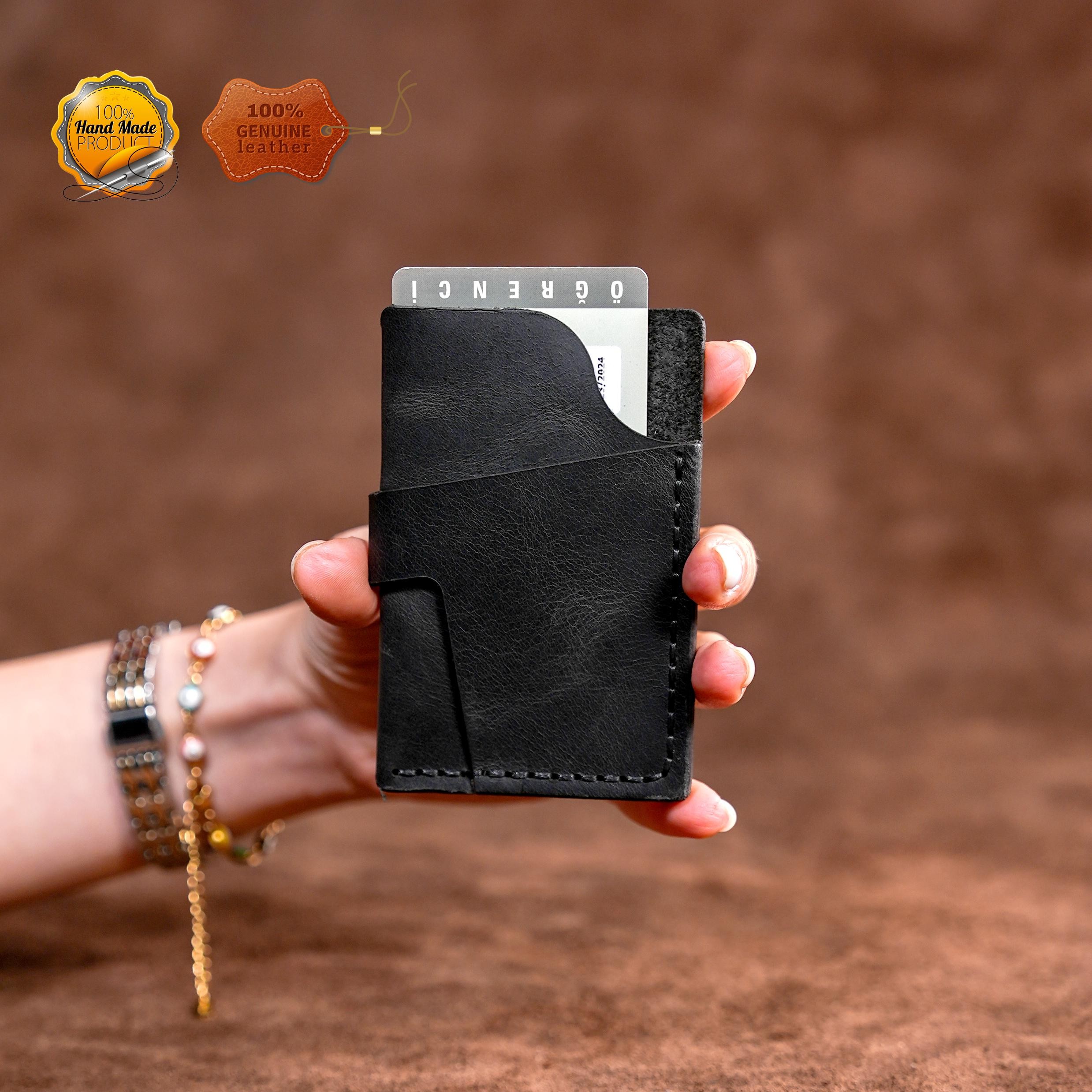 Card Holder I A minimalist Gift For Your Loved Ones I A Great Wallet And Card Holder That Will Reflect Your Style I Laser Engraving Free