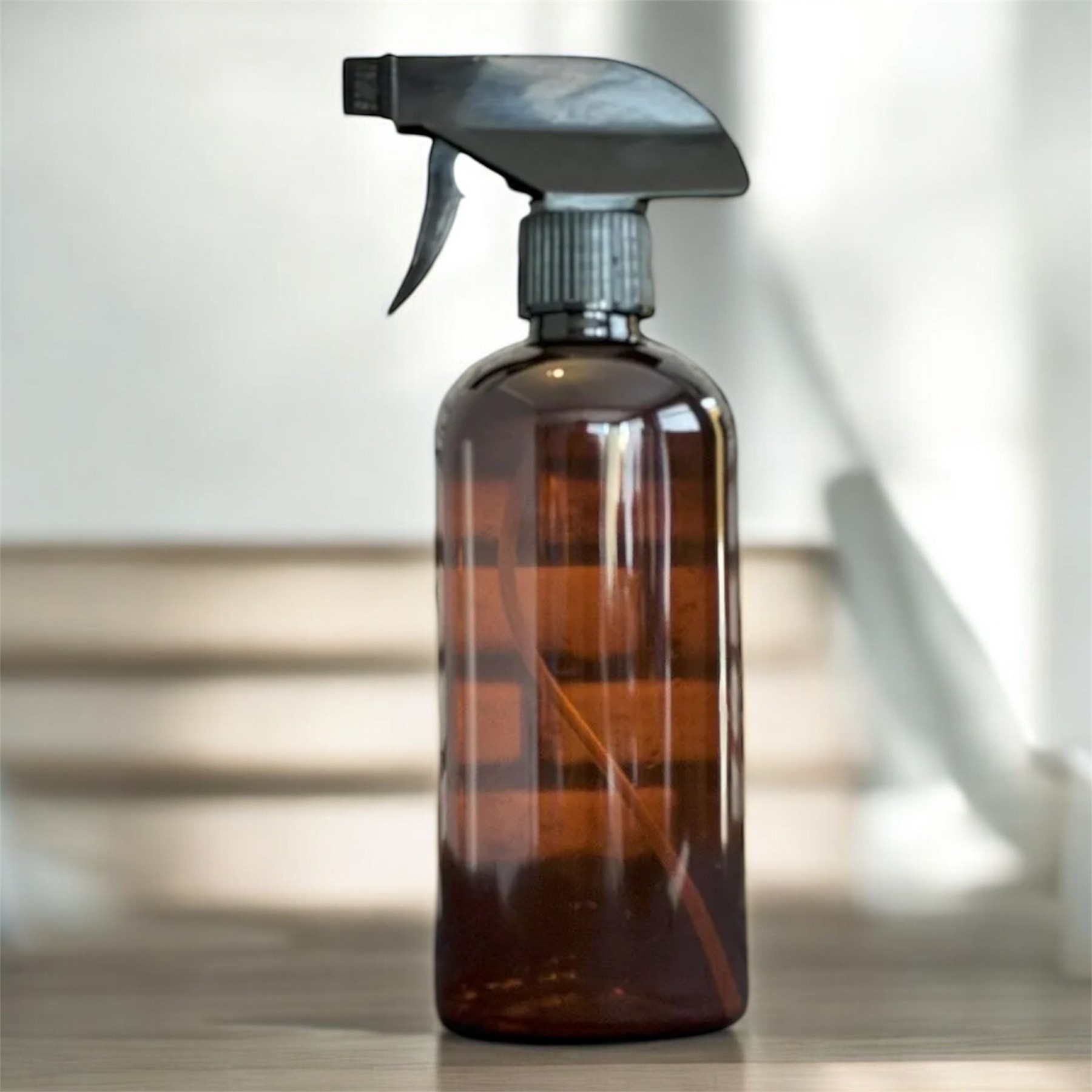 500 Ml Amber Sprey Başlıklı Plastik Şişe Boston