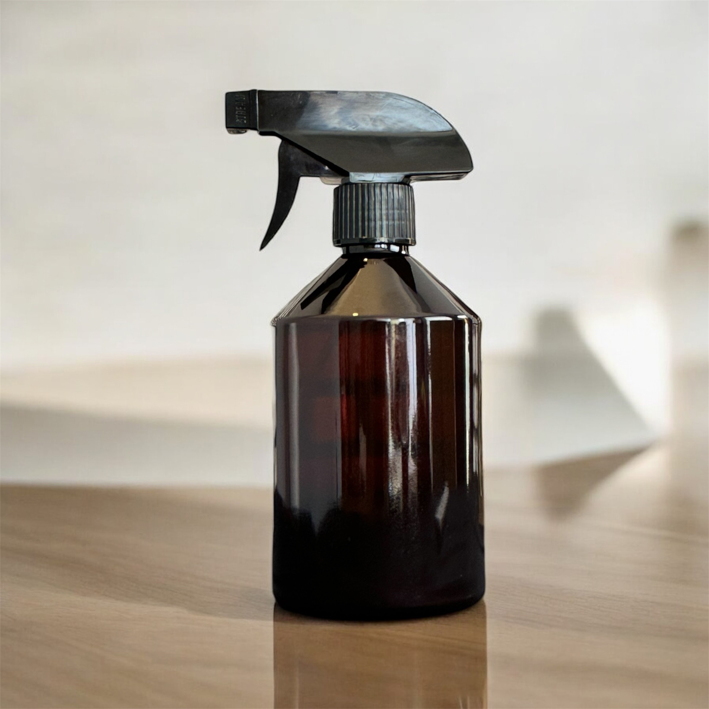 500 Ml Sprey Başlıklı Amber Plastik Şişe