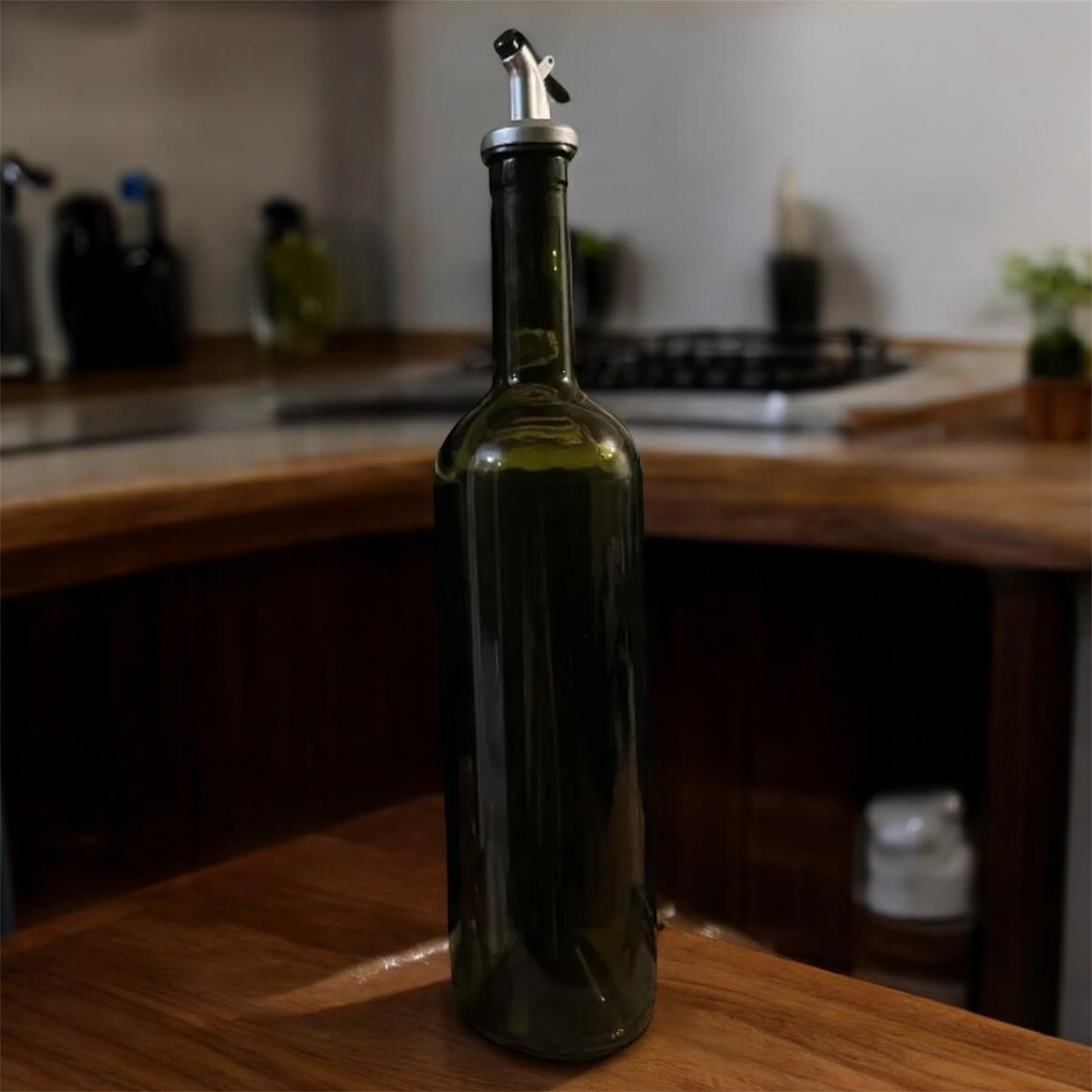 Amber 750 ml (Zeytinyağı Sıvıyağ Şişesi) Yağdanlık Yağlık Sirkelik