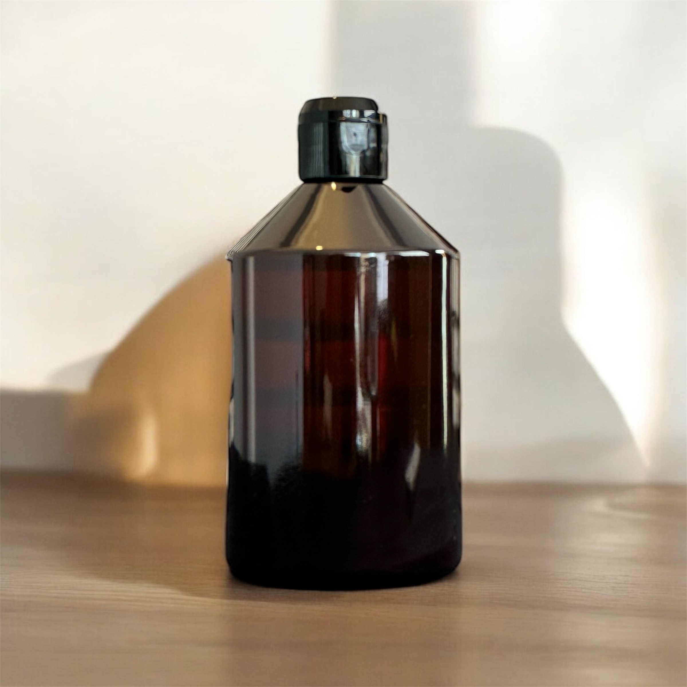 500 Ml Fliptop Kapaklı Amber Plastik Şişe