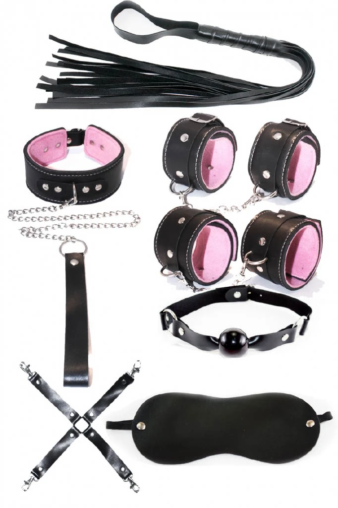 HARNESS FANTEZİ KELEPÇE SETİ PEMBE