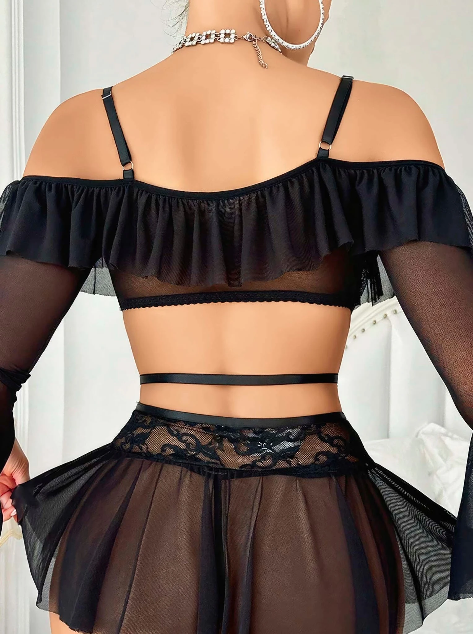 MİLANO ETEKLİ FANTEZİ TAKIM