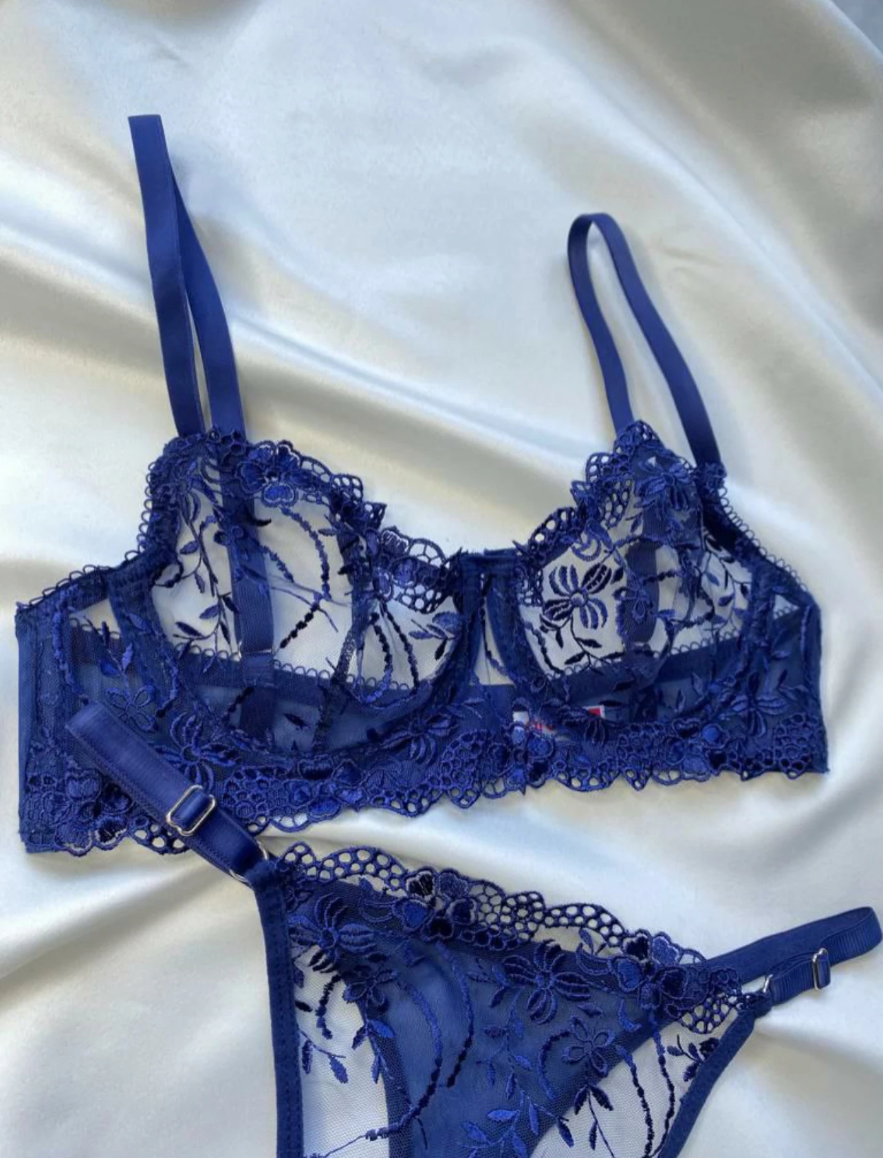 BAKÜ BRA SET LACİVERT