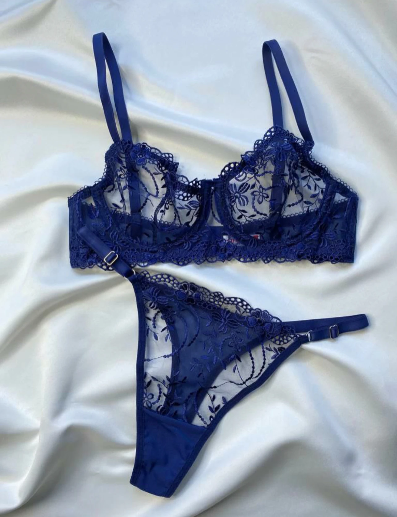 BAKÜ BRA SET LACİVERT