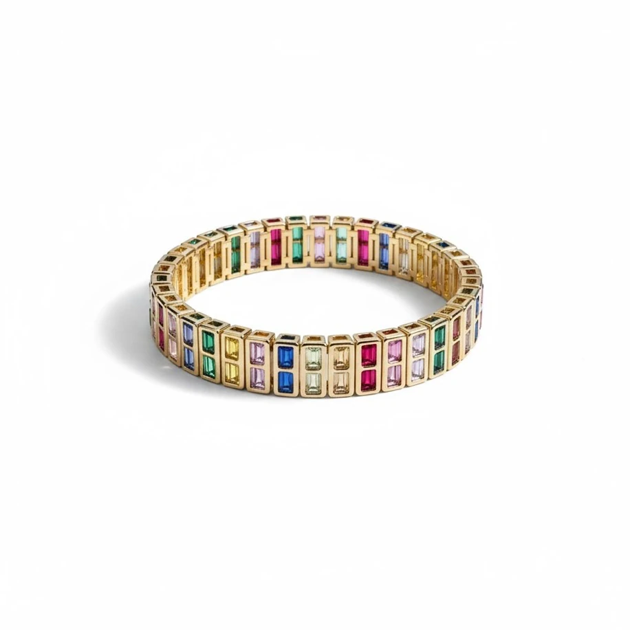 Renk Geçişli Kelepçe Bilezik