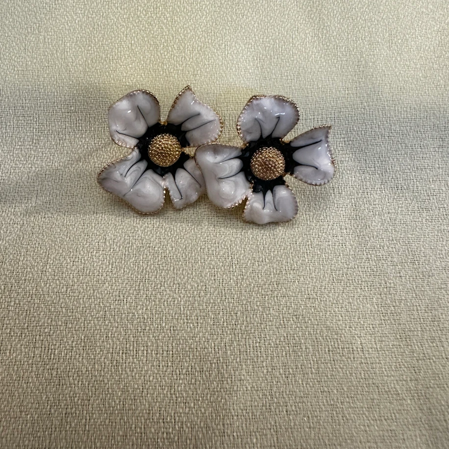 Papatya Küpe 14 K Gold Kaplama