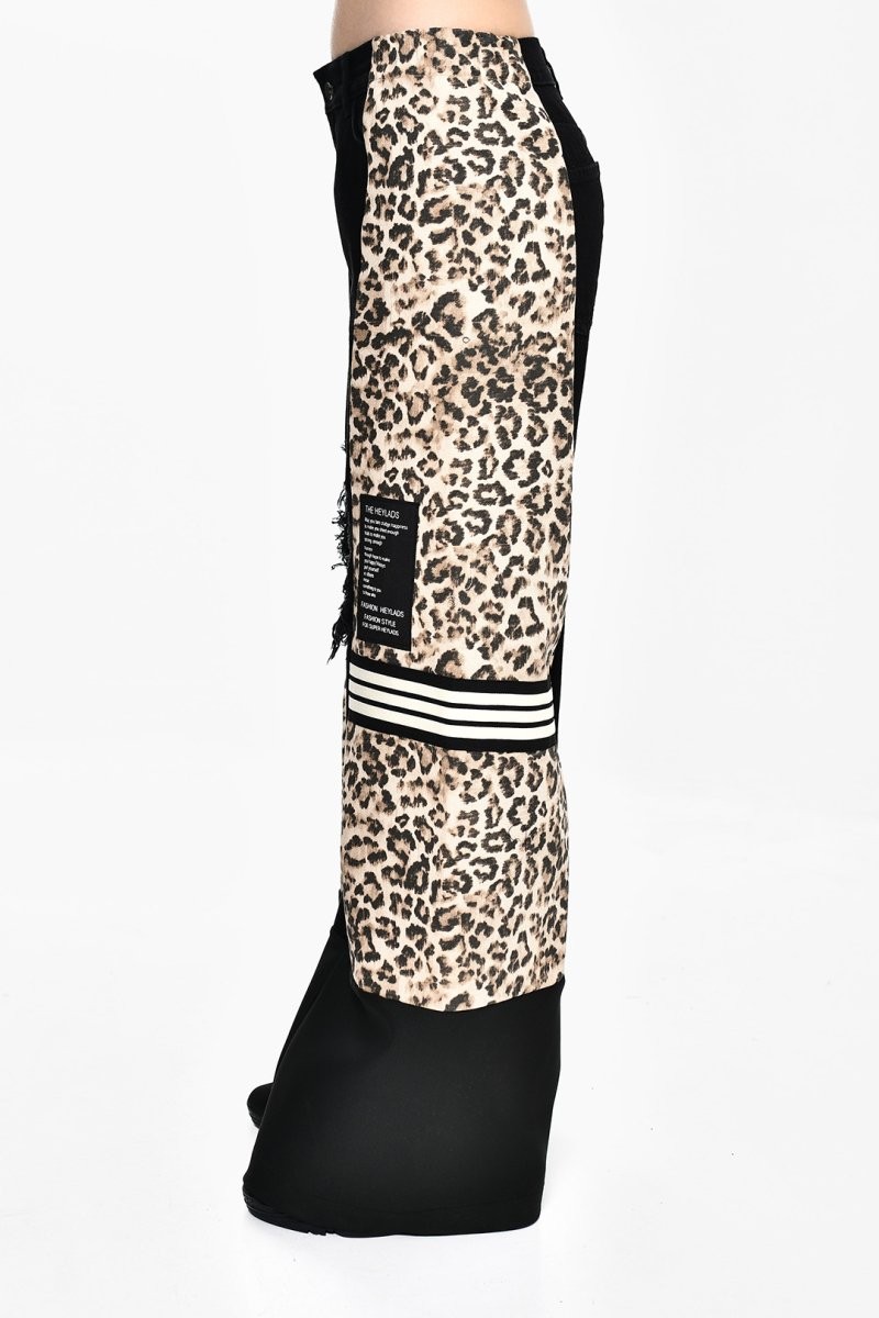 Leopar Desen Pantolon