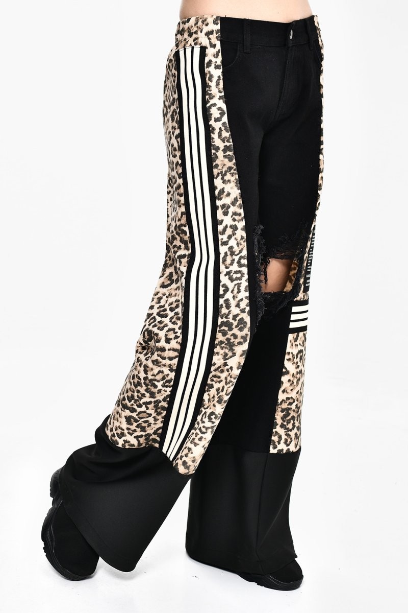 Leopar Desen Pantolon