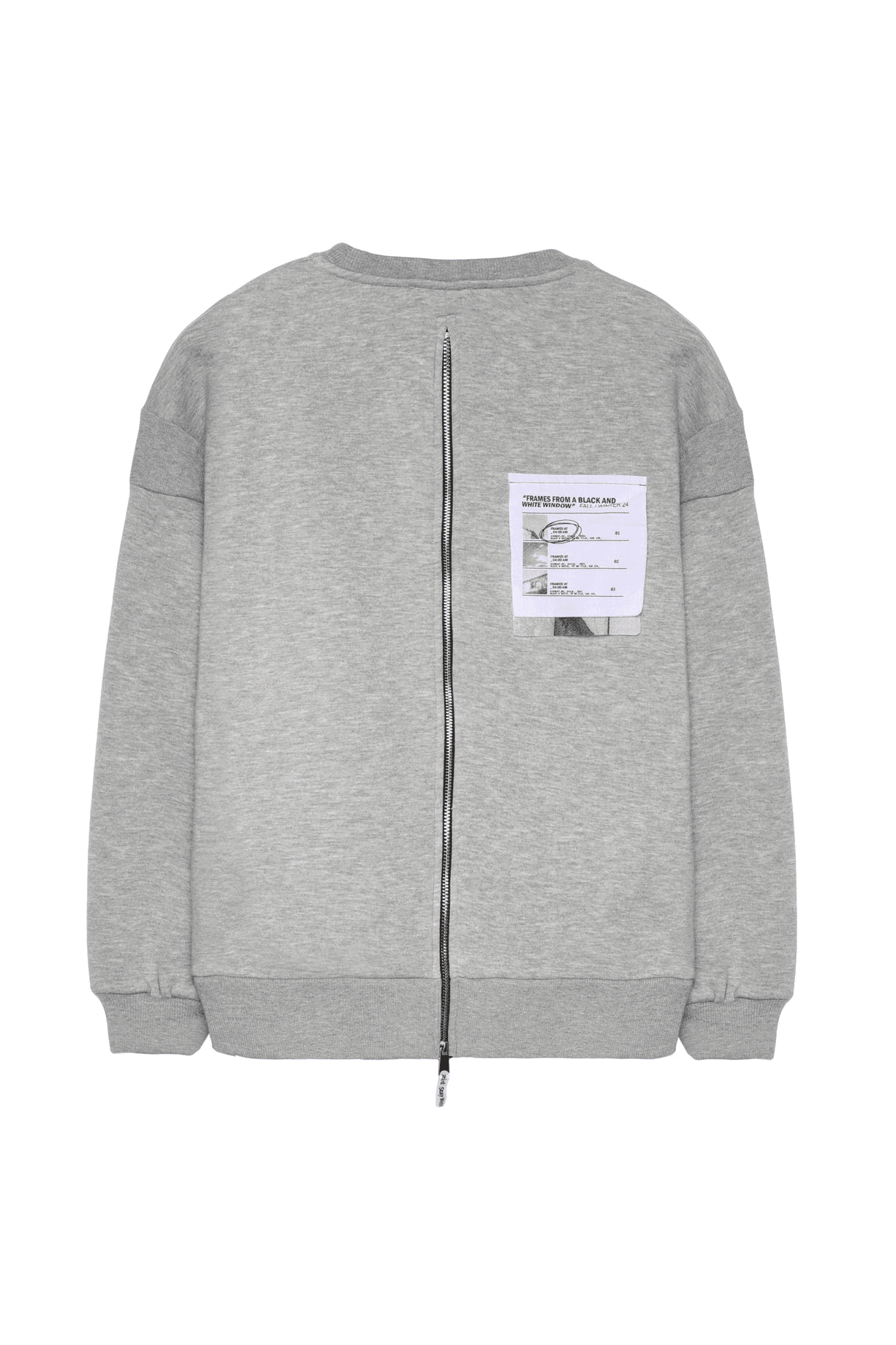 Sırtı Fermuar Detaylı Sweatshirt