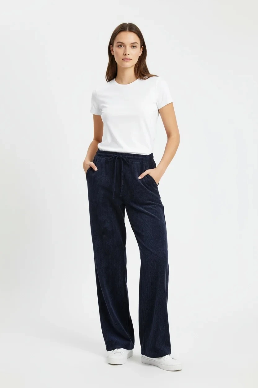 Fitilli Kadife Pantolon main variant image