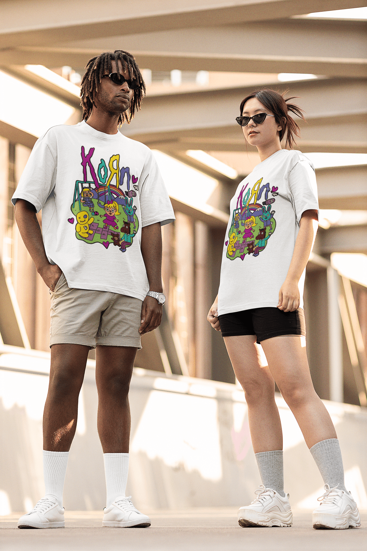 Korn Oversize Tişört