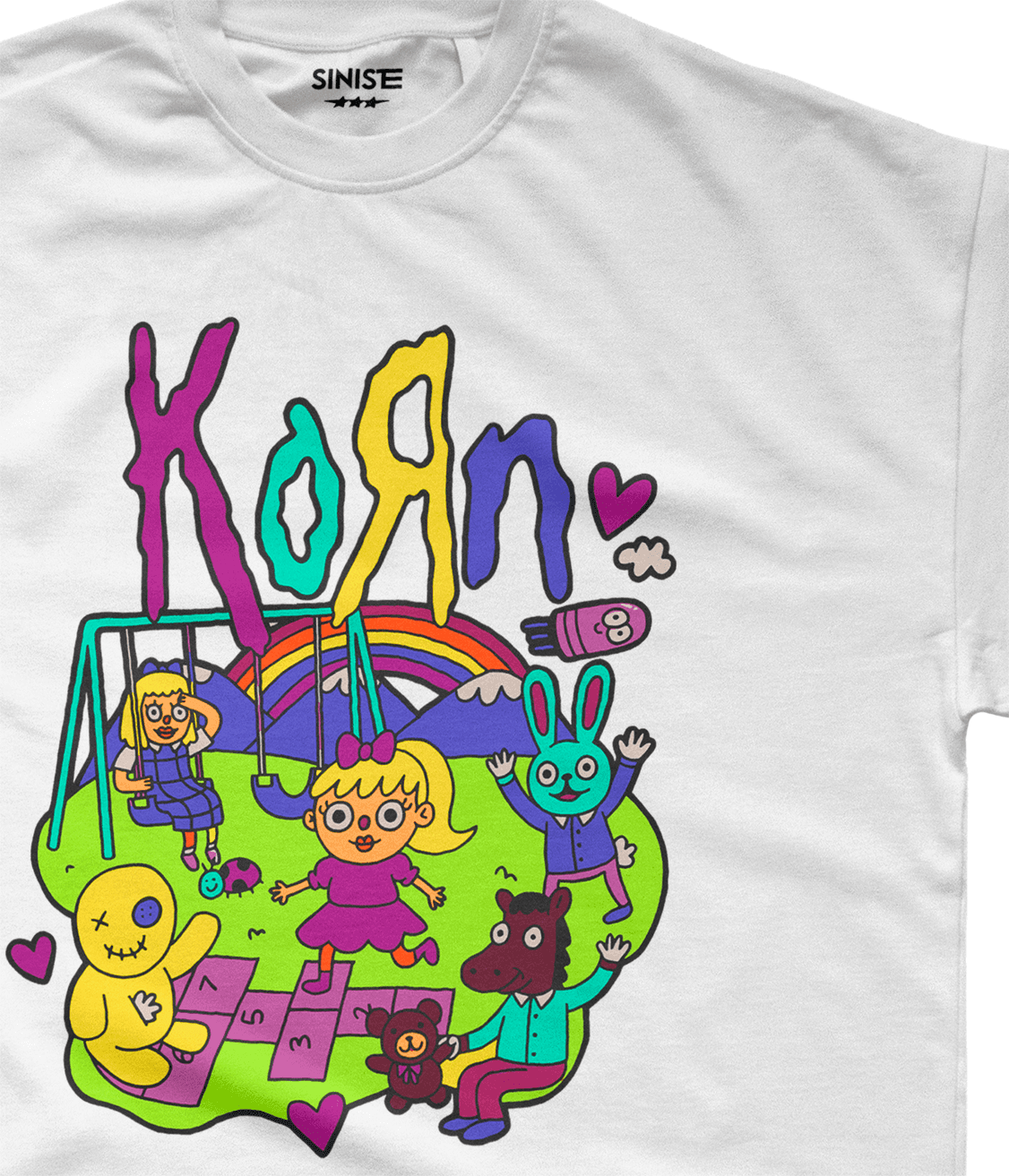 Korn Oversize Tişört