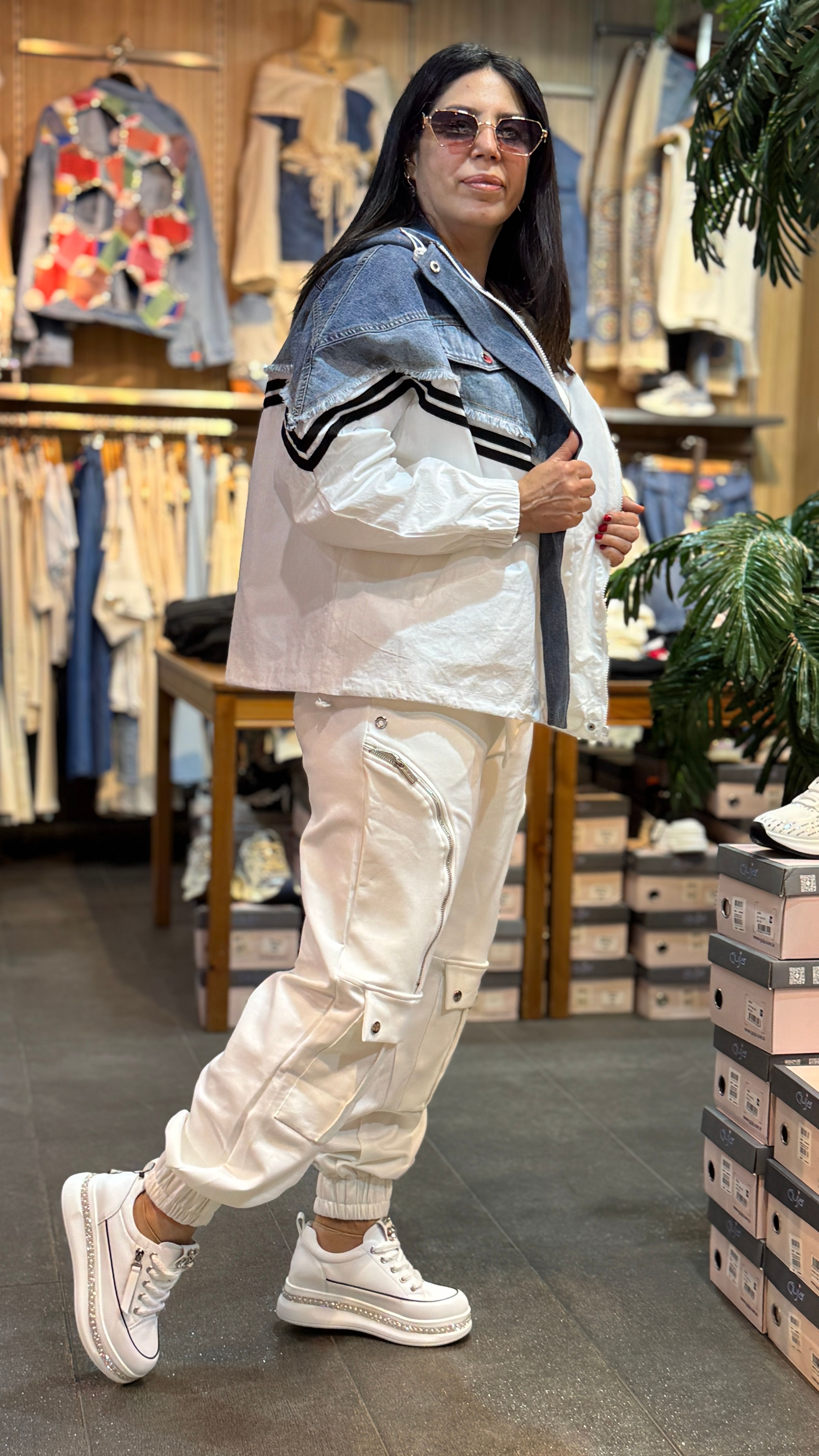 Fermuarlı Jogger Pantolon