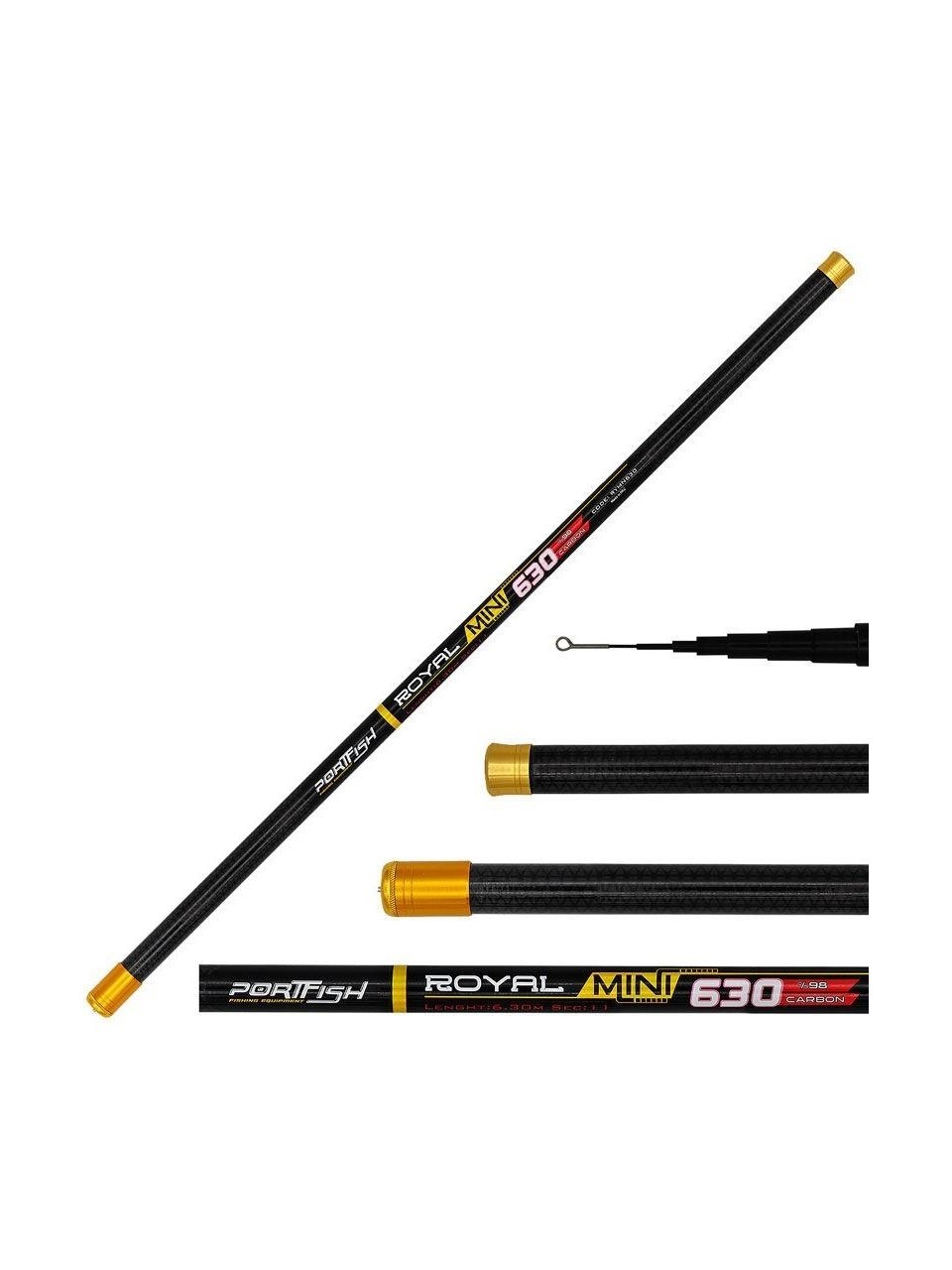 Port Fish Mini Royal Carbon Göl Kamışı 630 cm