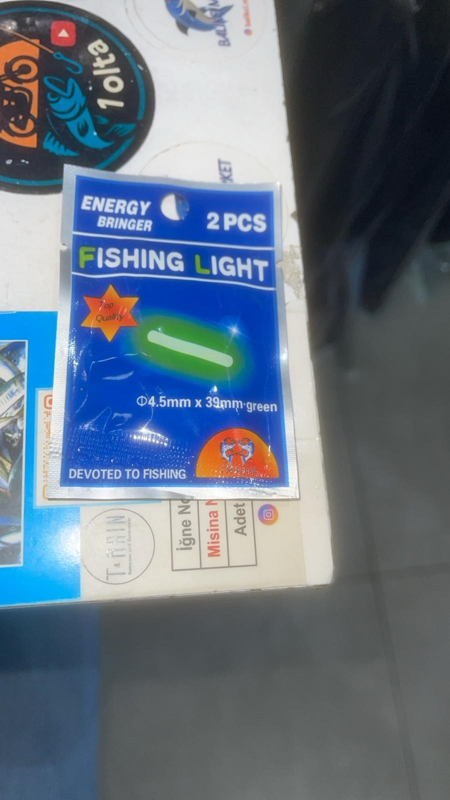 Balıkçı Fosforu – 2’li Paket Işıklı Fosfor Çubuğu (Kır-Parla Tipi)