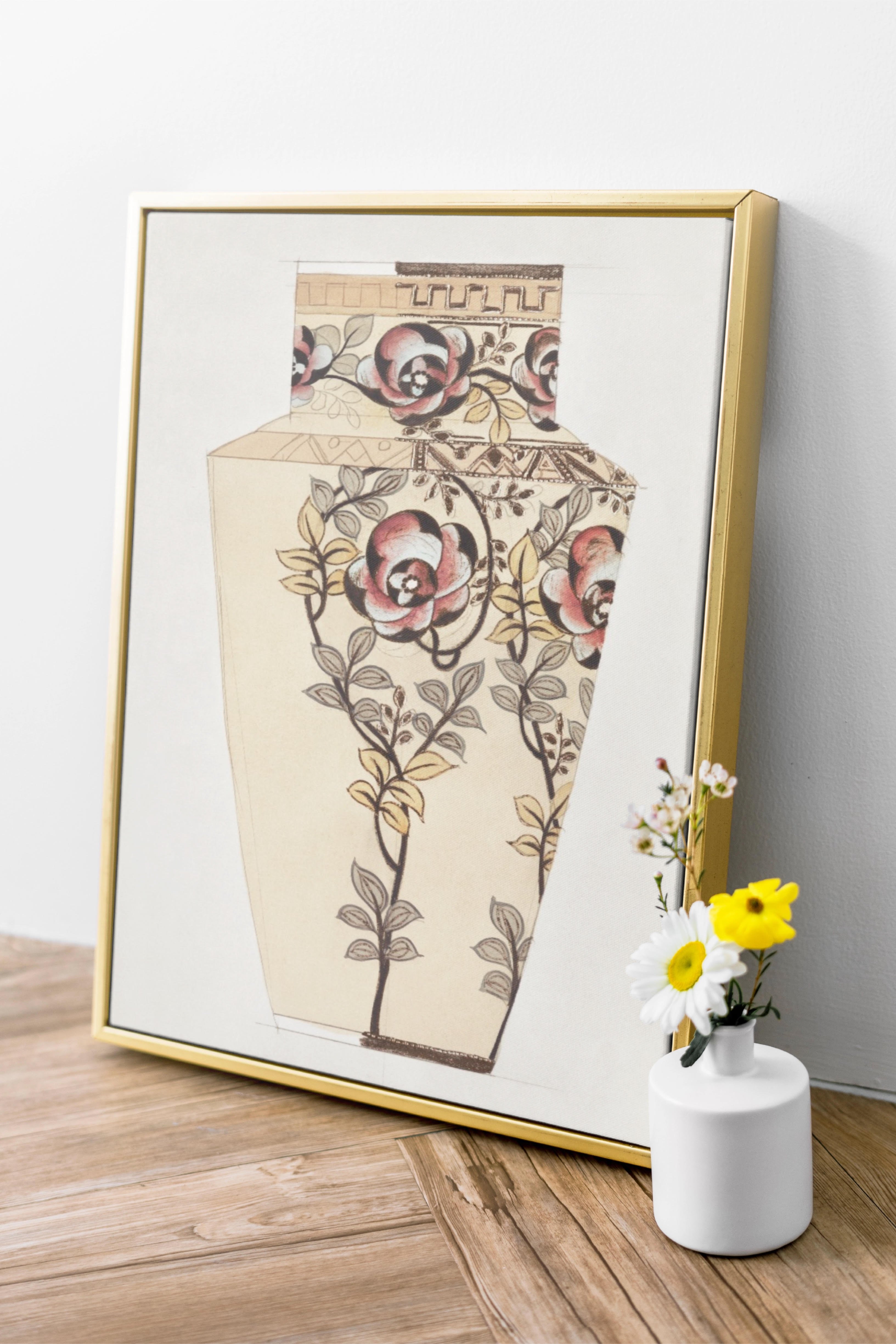 Noritake Fabrikası'nın Vazo Tasarımı tablosu Posteri