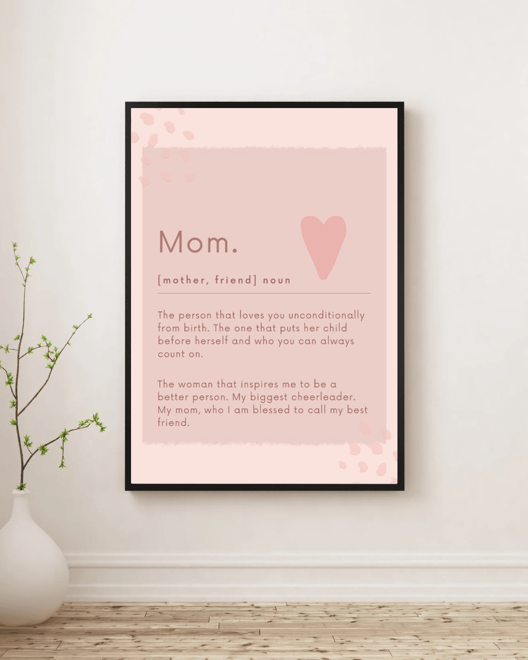 Mom Yazılı Poster