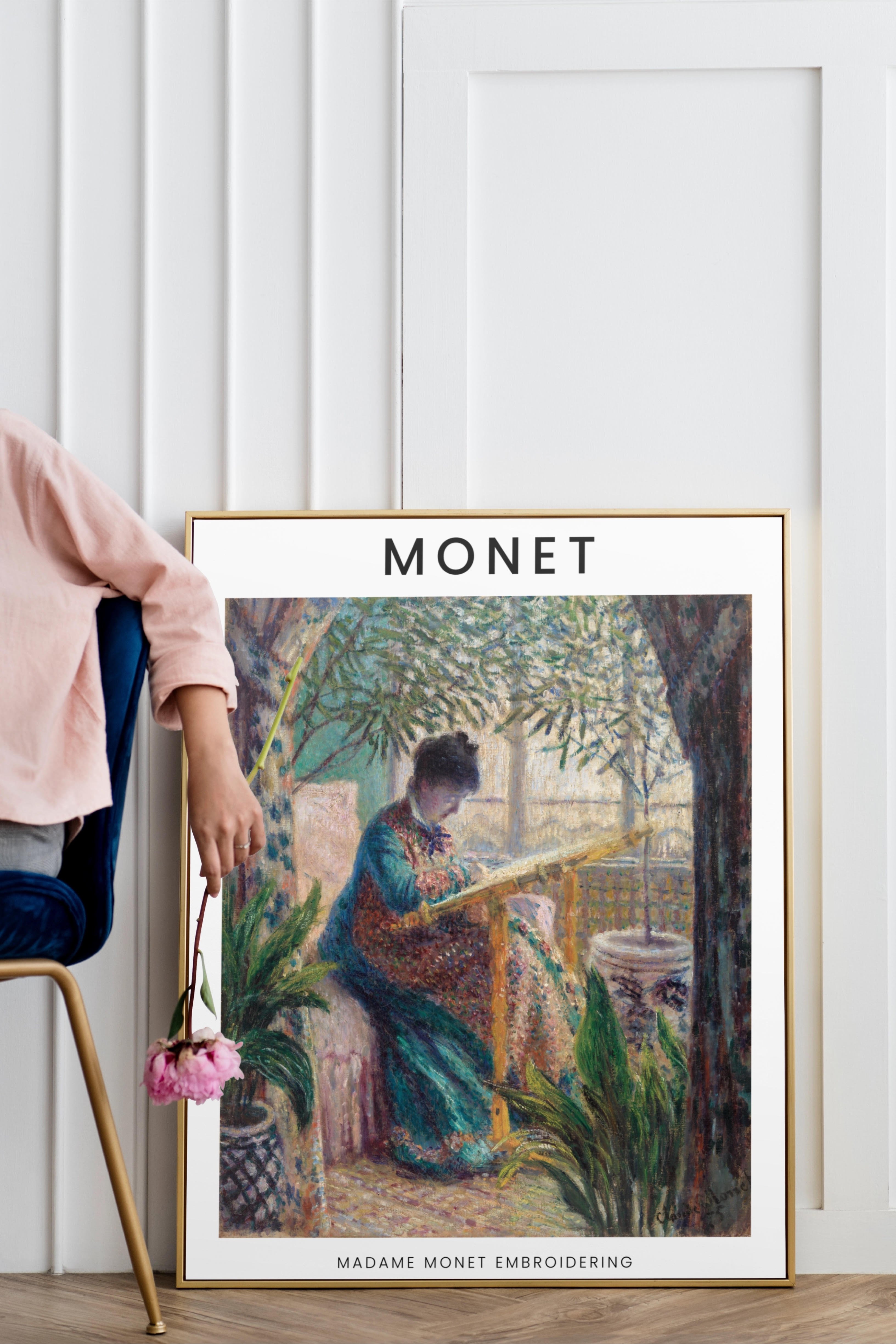 Claude Monet’in Ünlü Madame Monet Sanat Baskısı Posteri