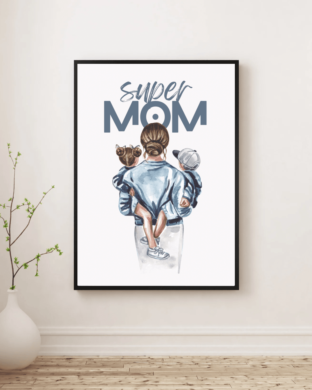 Super Mom Anne ve 2 Çocuk Posteri
