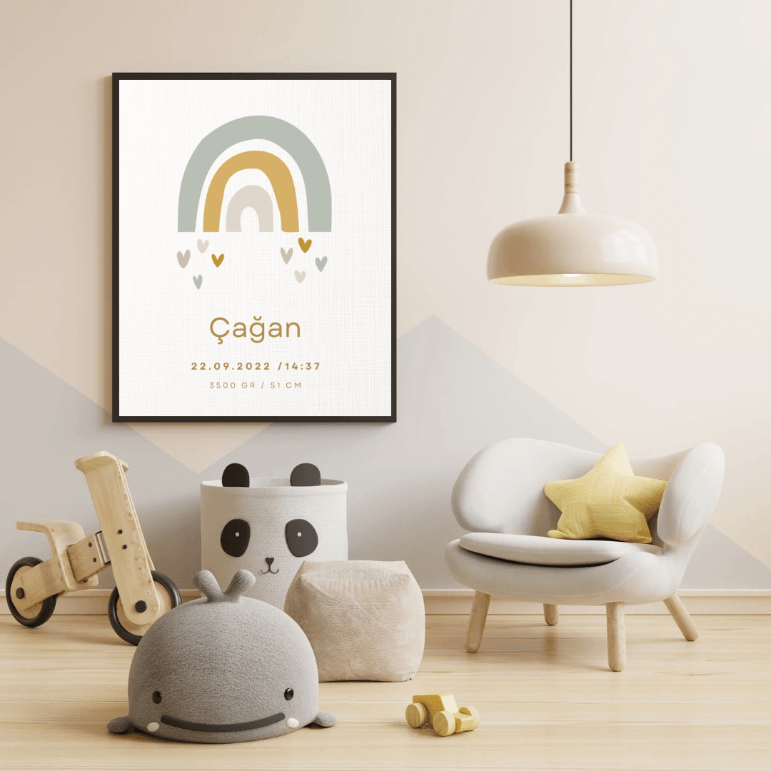 Çağan Yazılı Gökkuşağı Posteri