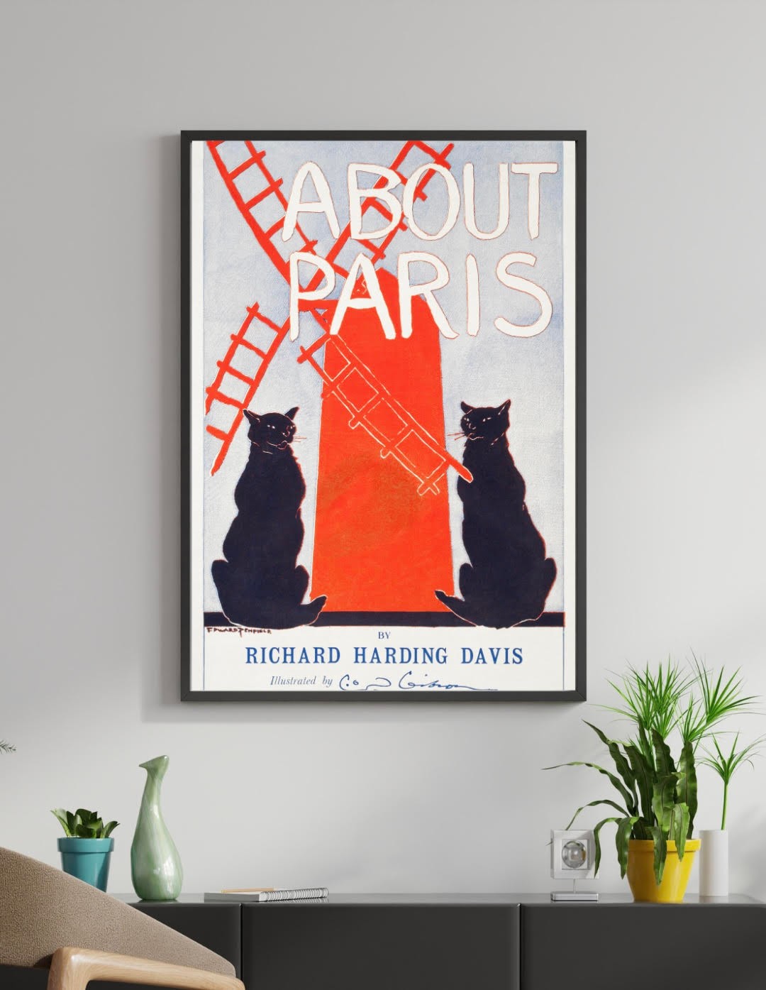 İki Siyah Kedi Posteri