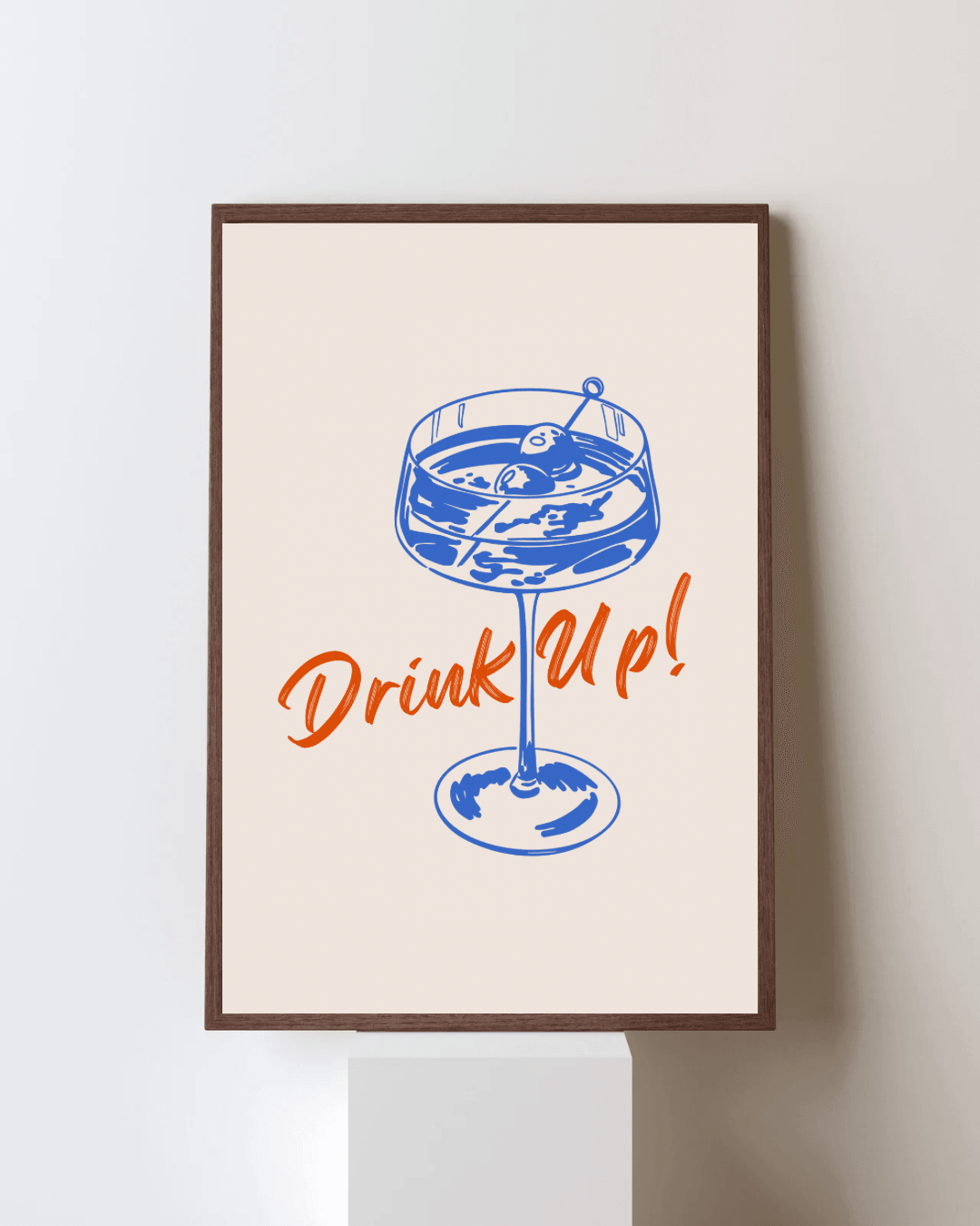 Drink Up Yazılı Poster