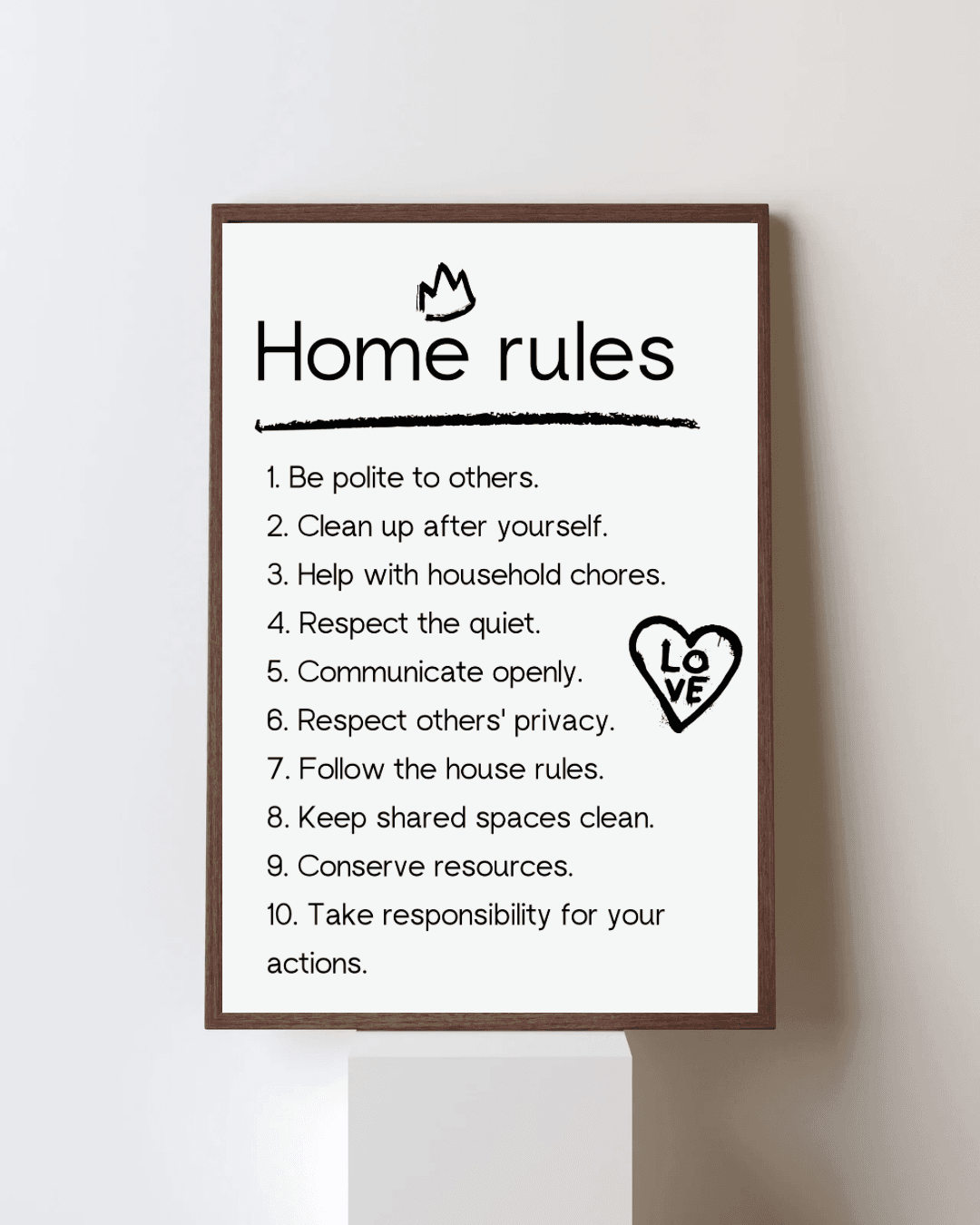 Home Rules Posteri