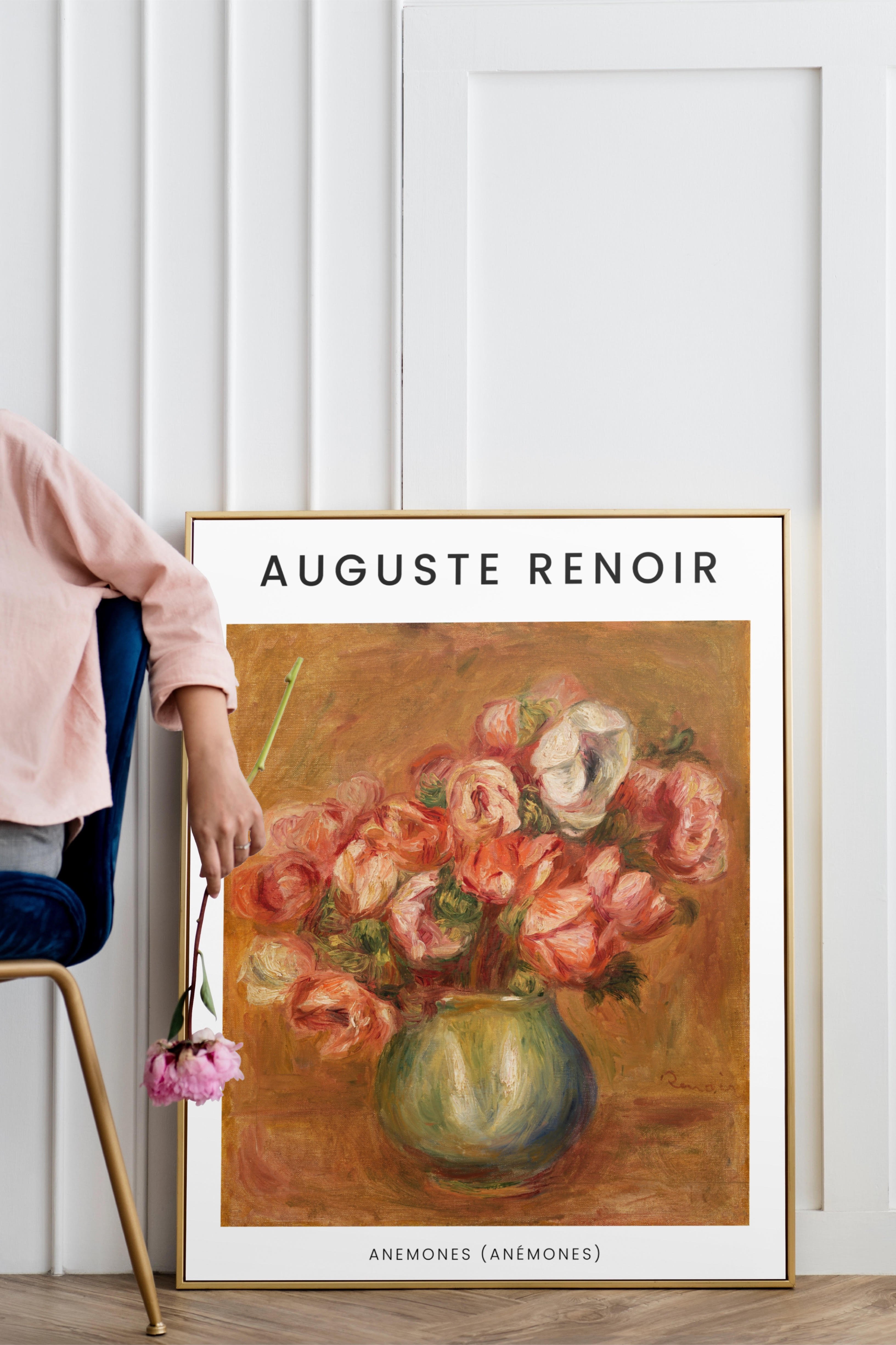 Auguste Renoir’in Anemonlar Posteri