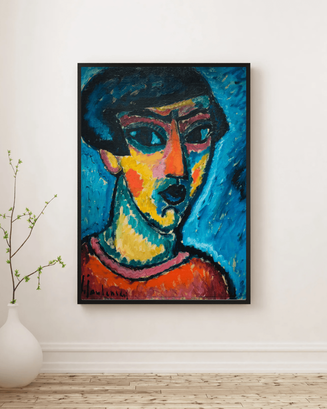 Alexei Jawlensky Mavi Başlı İnsan Posteri