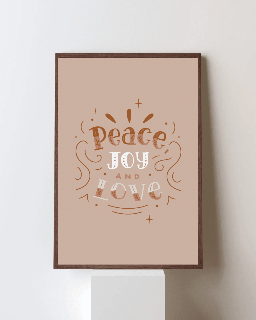 Peace Joy and Love Posteri