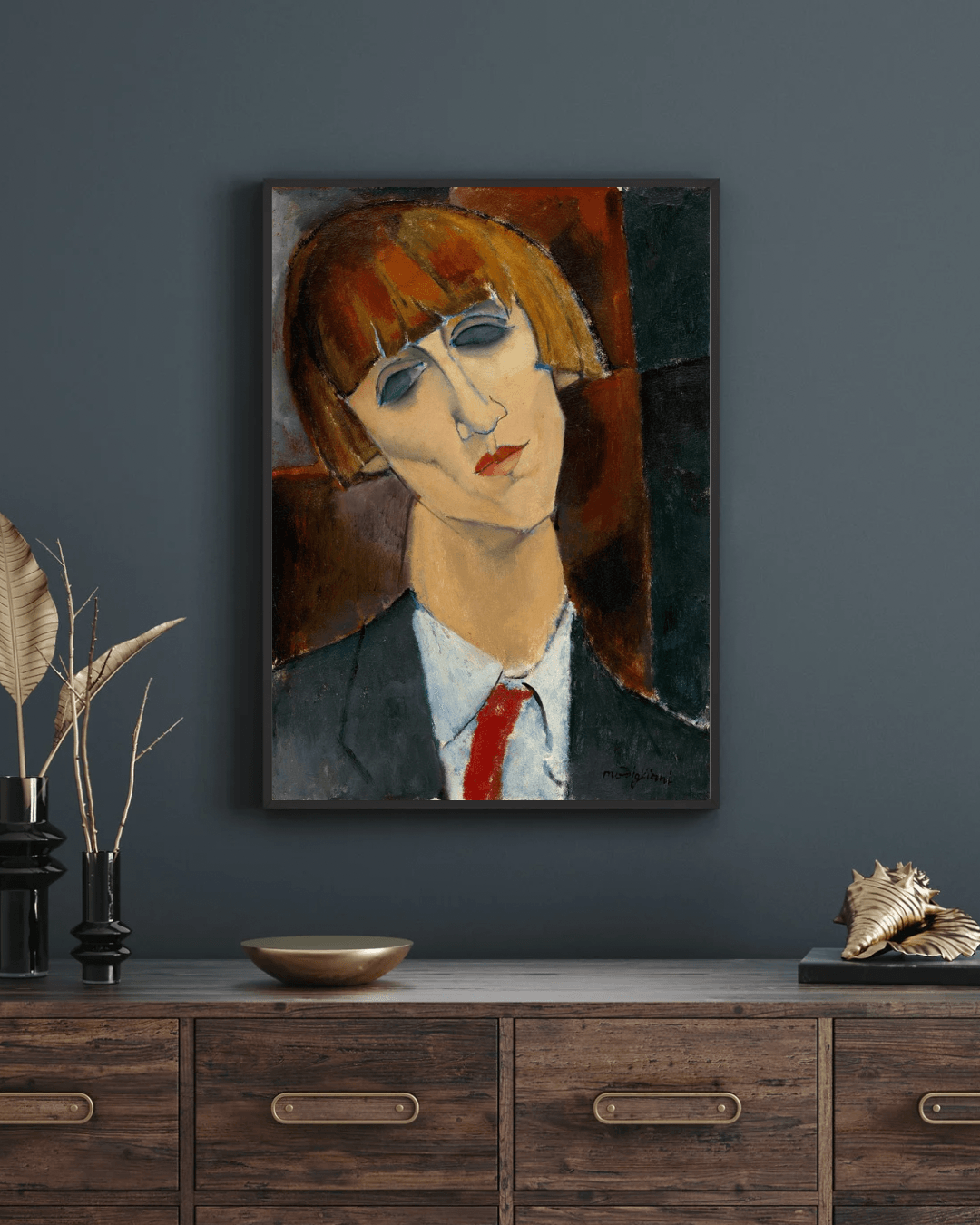 Amedeo Modigliani'nin Madame Kisling Adlı Ünlü Posteri