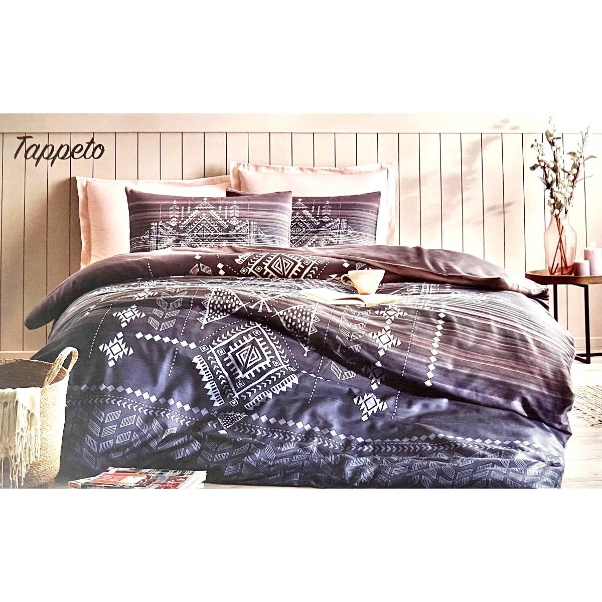 Özdilek Soft Life Toppeto Çift Kişilik Pamuk Saten Nevresim Takımı