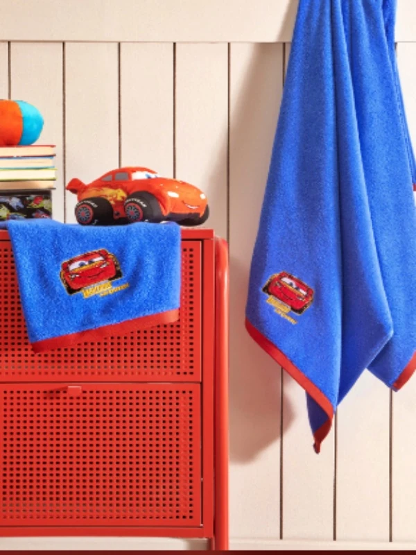 Özdilek Cars Mcqueen Disney Lisanslı 2'Li Havlu Set