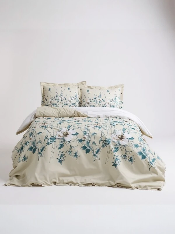 Özdilek Ranforce Orkidea Tek Kişilik Nevresim Takımı – %100 Pamuk, Yumuşak ve Nefes Alabilen Kumaş