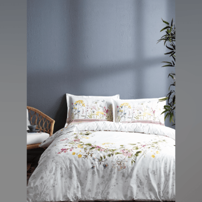 Özdilek  Ranforce Jardin De Flor Çift Kişilik Nevresim Takımı
