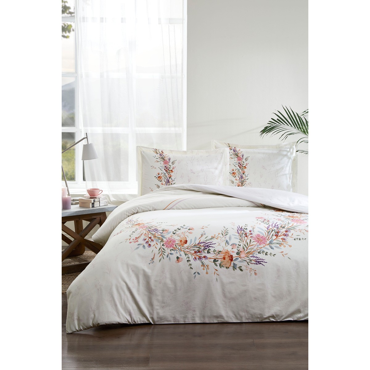 Özdilek Ranforce Lavender Çift Kişilik Nevresim Takımı