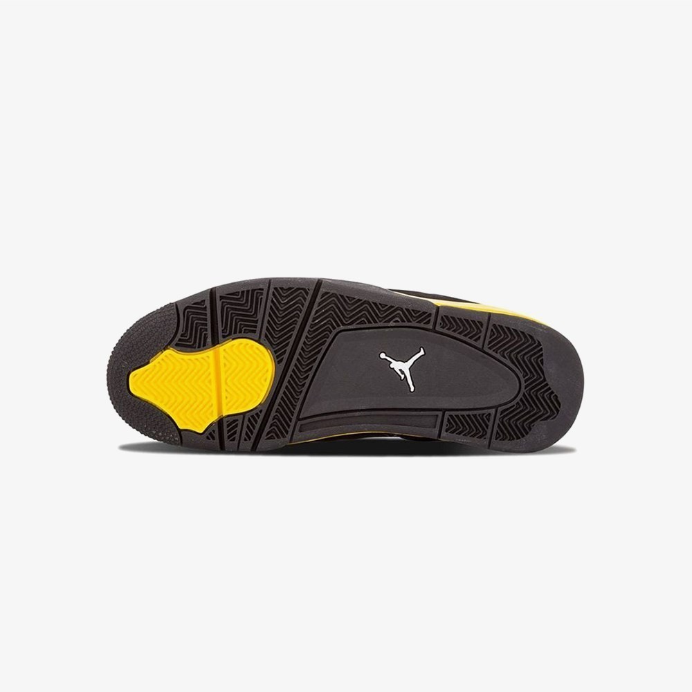 Air Jordan Retro 4 'Black Yellow Thunder'