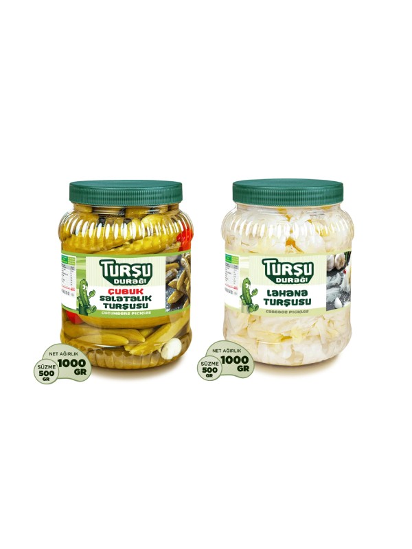 ÇUBUK TURŞUSU 1 KG - LAHANA TURŞUSU 1 KG 