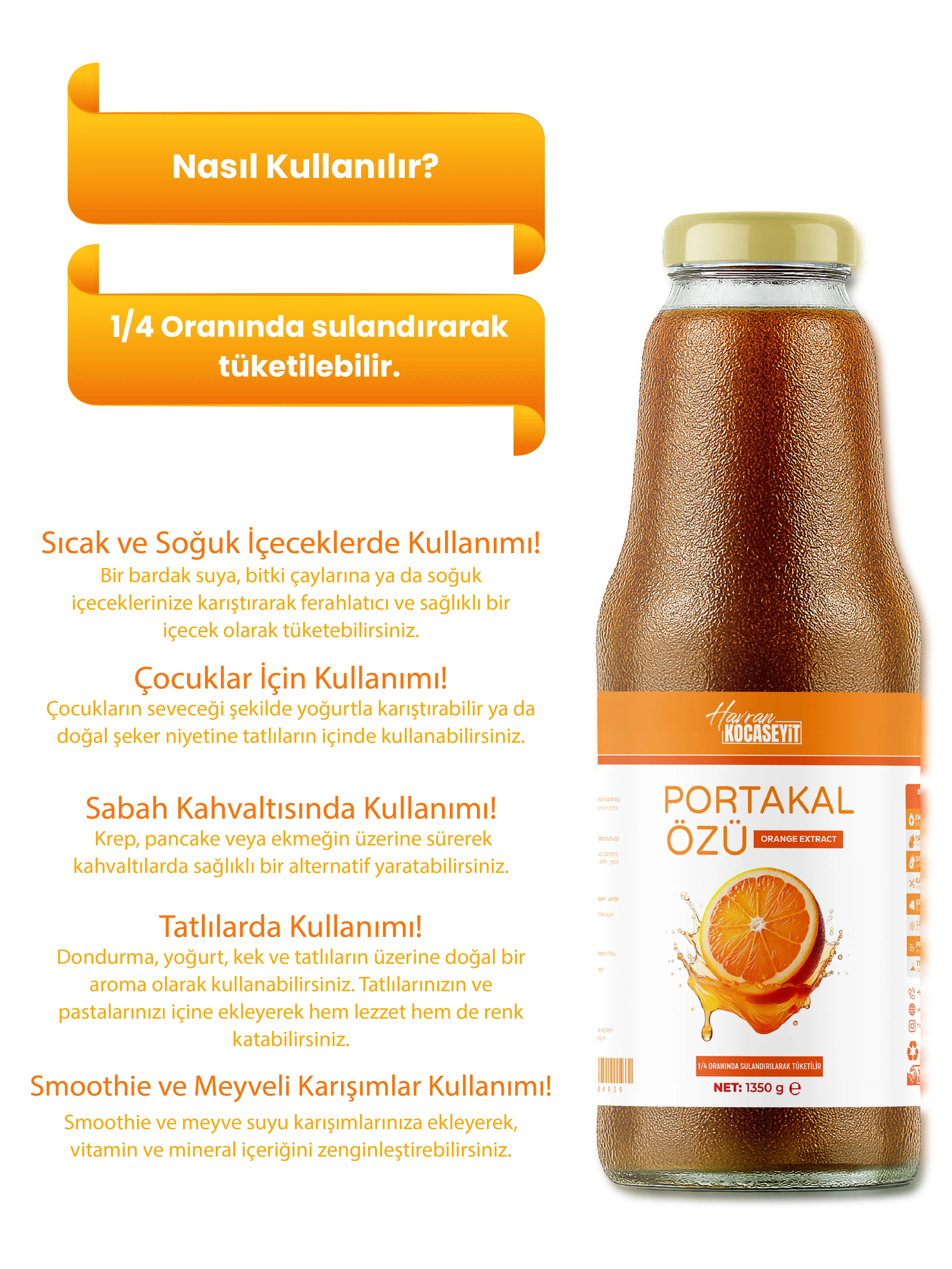 Portakal Özü 1350 g