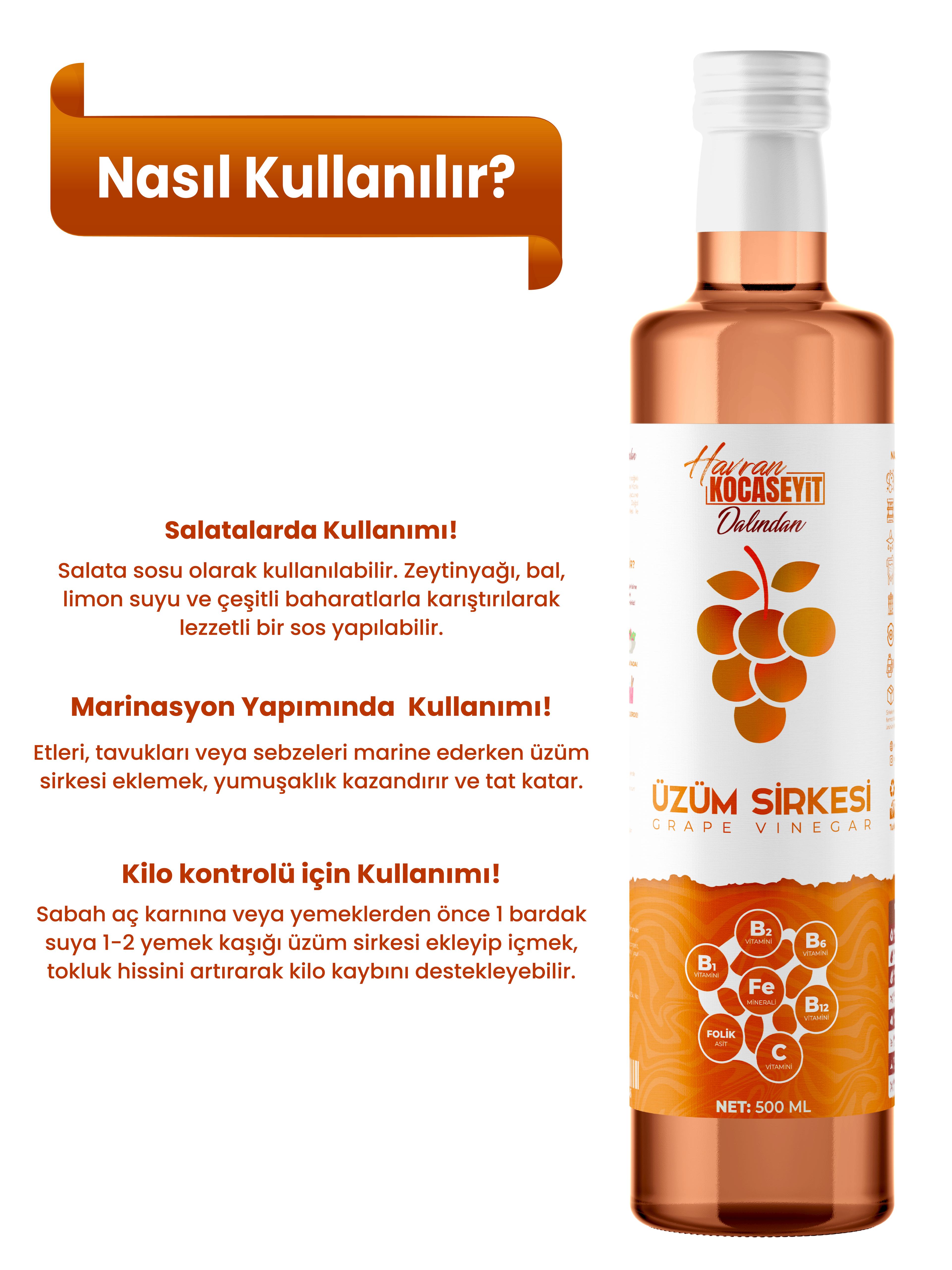 Üzüm Sirkesi 500 Ml