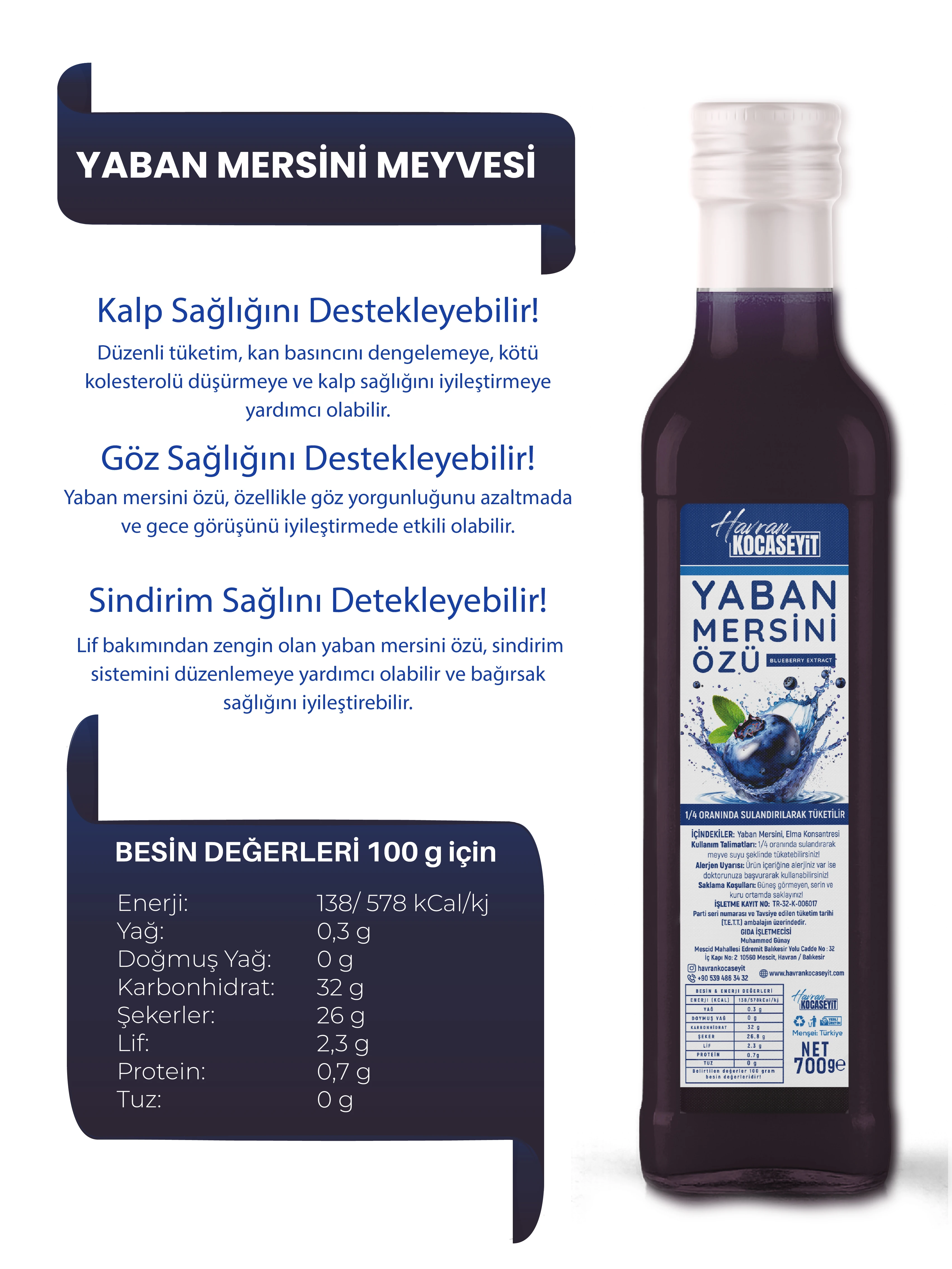 Yaban Mersini 700 g